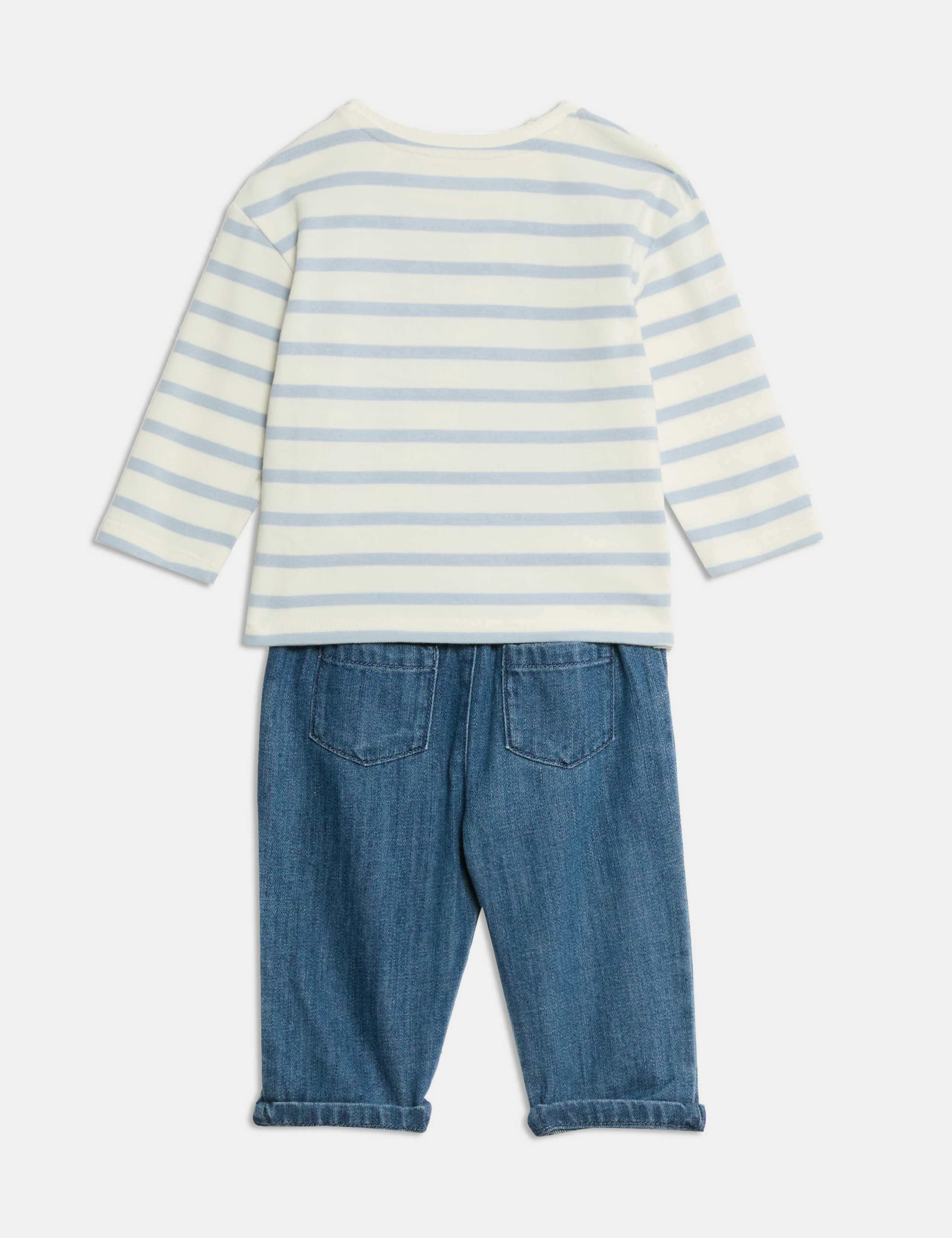 2pc Striped Top & Bottom Outfit (0-6 Yrs) 2 of 6