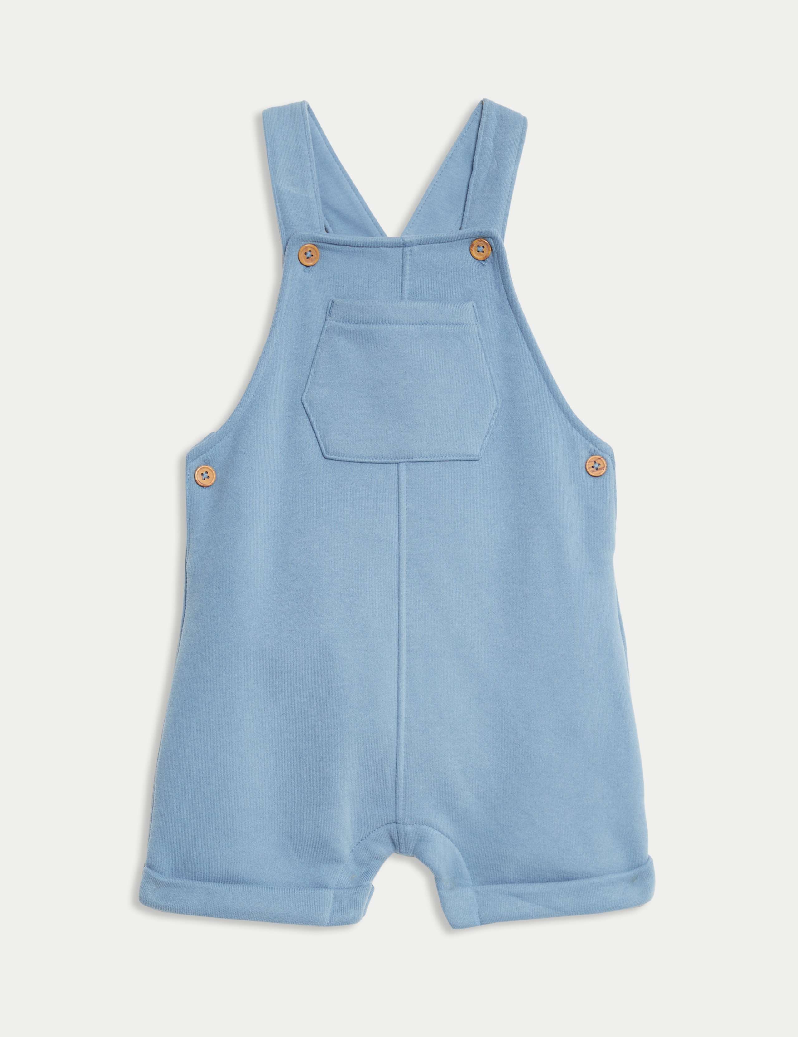 2pc Cotton Rich Dungaree Outfit (0-3 Yrs) 3 of 6