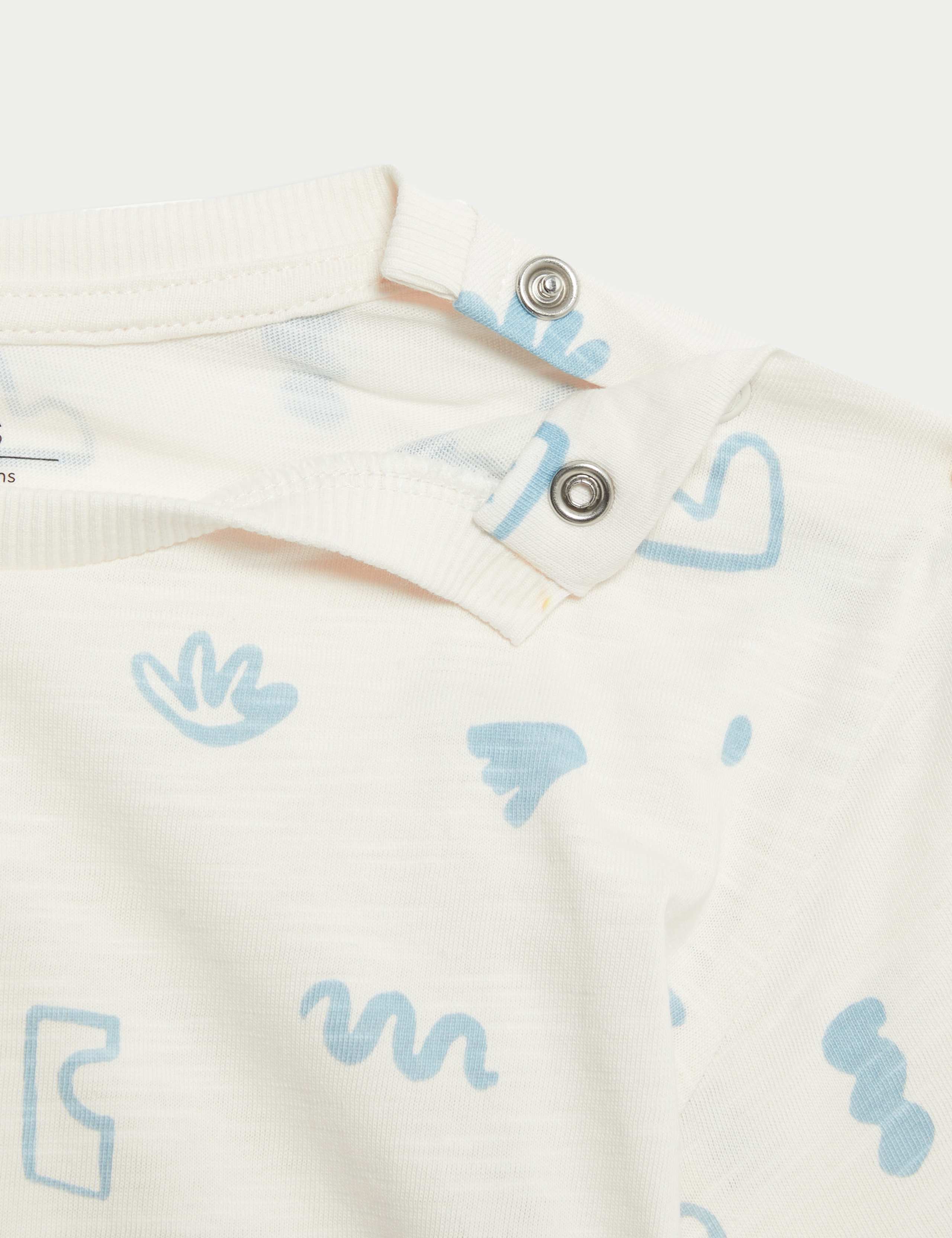 2pc Cotton Rich Dungaree Outfit (0-3 Yrs) 5 of 6