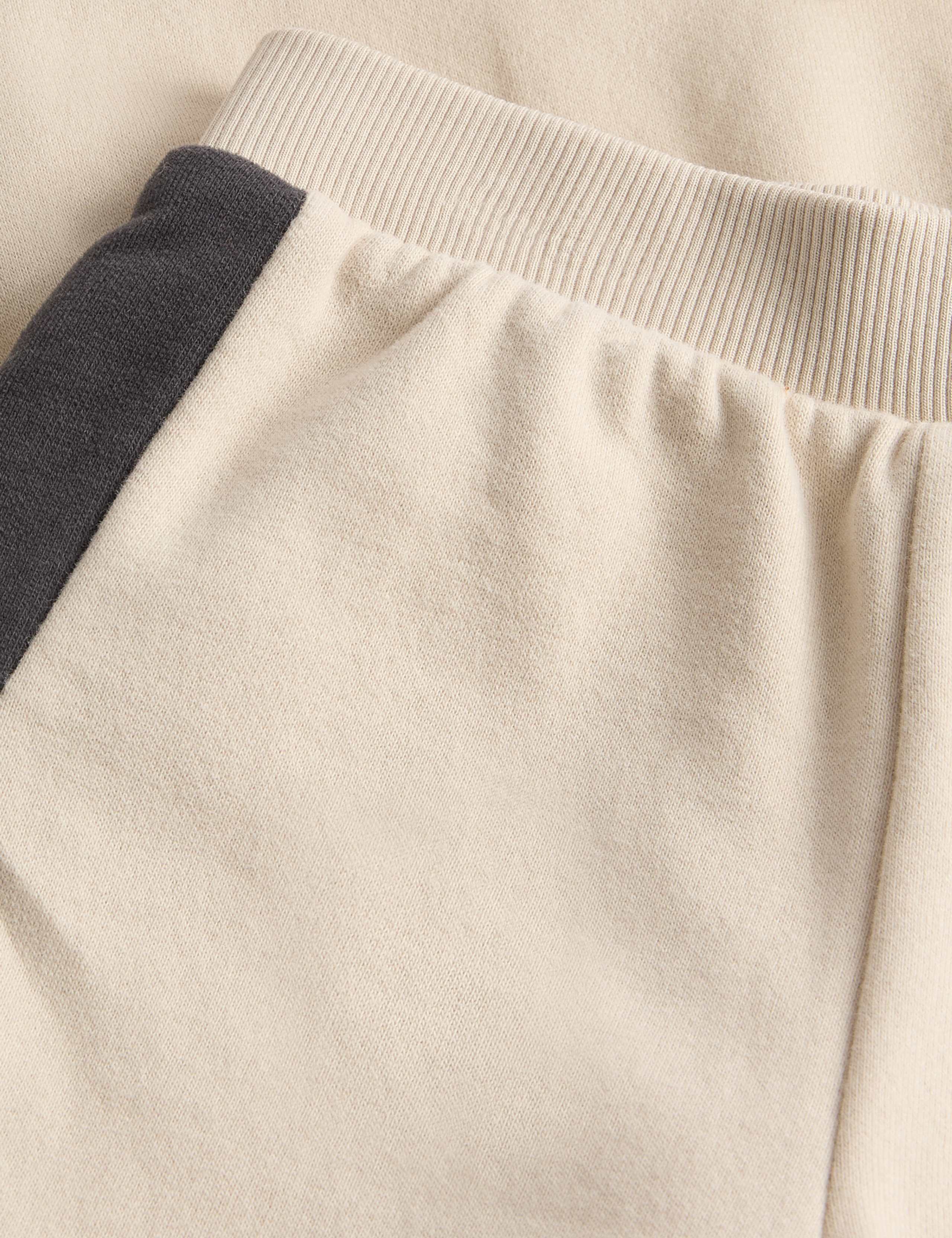 2pc Cotton Rich Colour Block Tracksuit (0-6 Yrs) 2 of 2