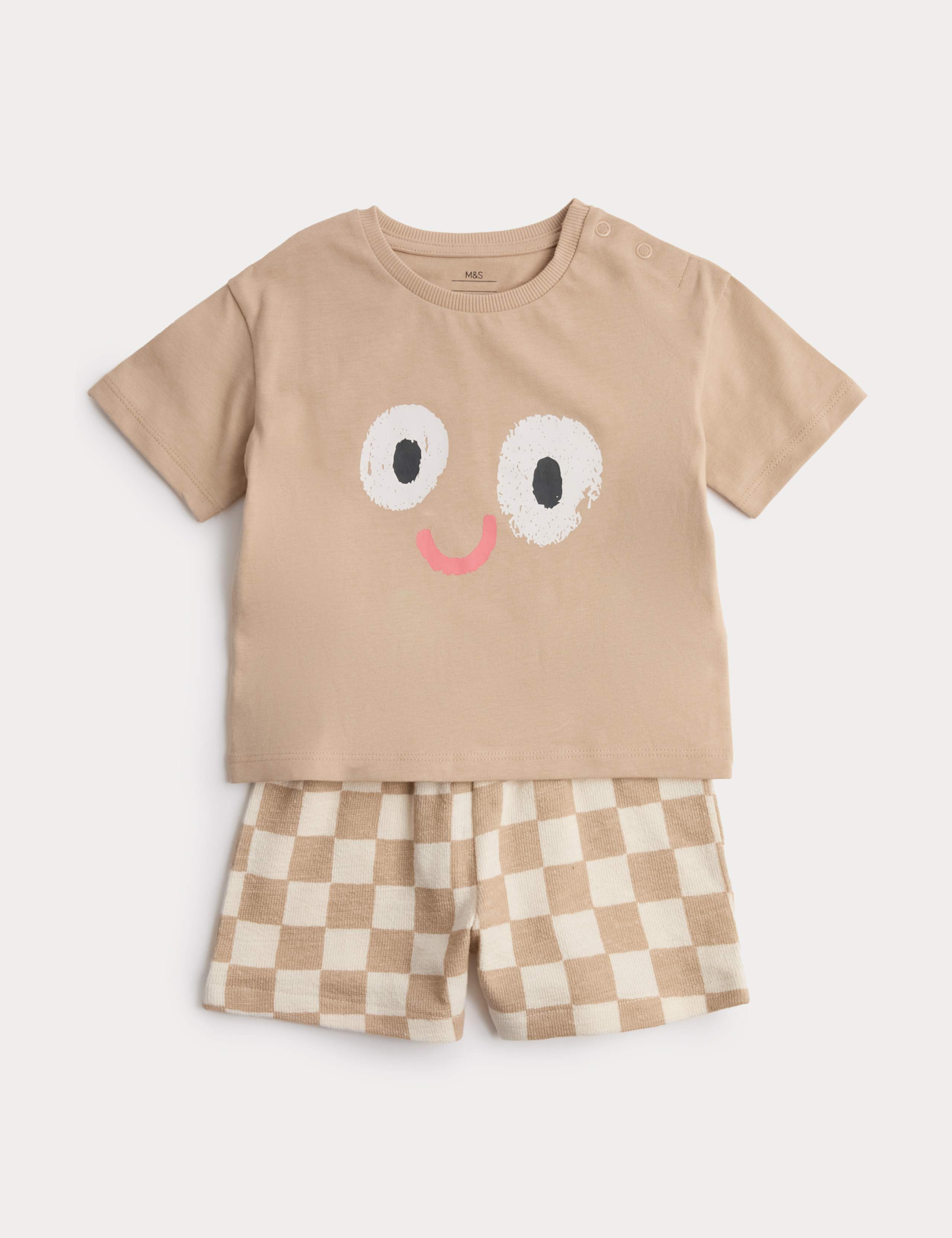 Smile Shirt And Shorts (0 Mths-5 Yrs) 1 of 3
