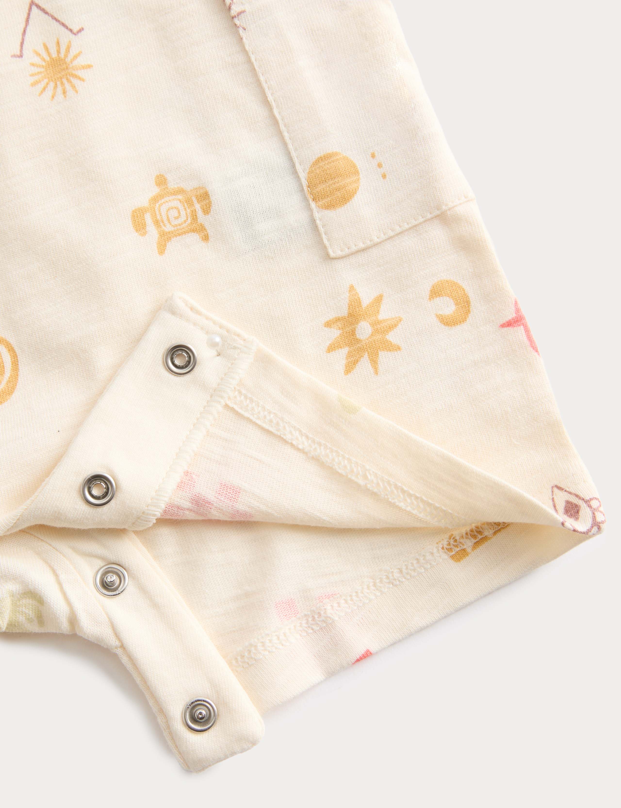 Pure Cotton Jersey Island Print Romper (0-3 Yrs) 2 of 2