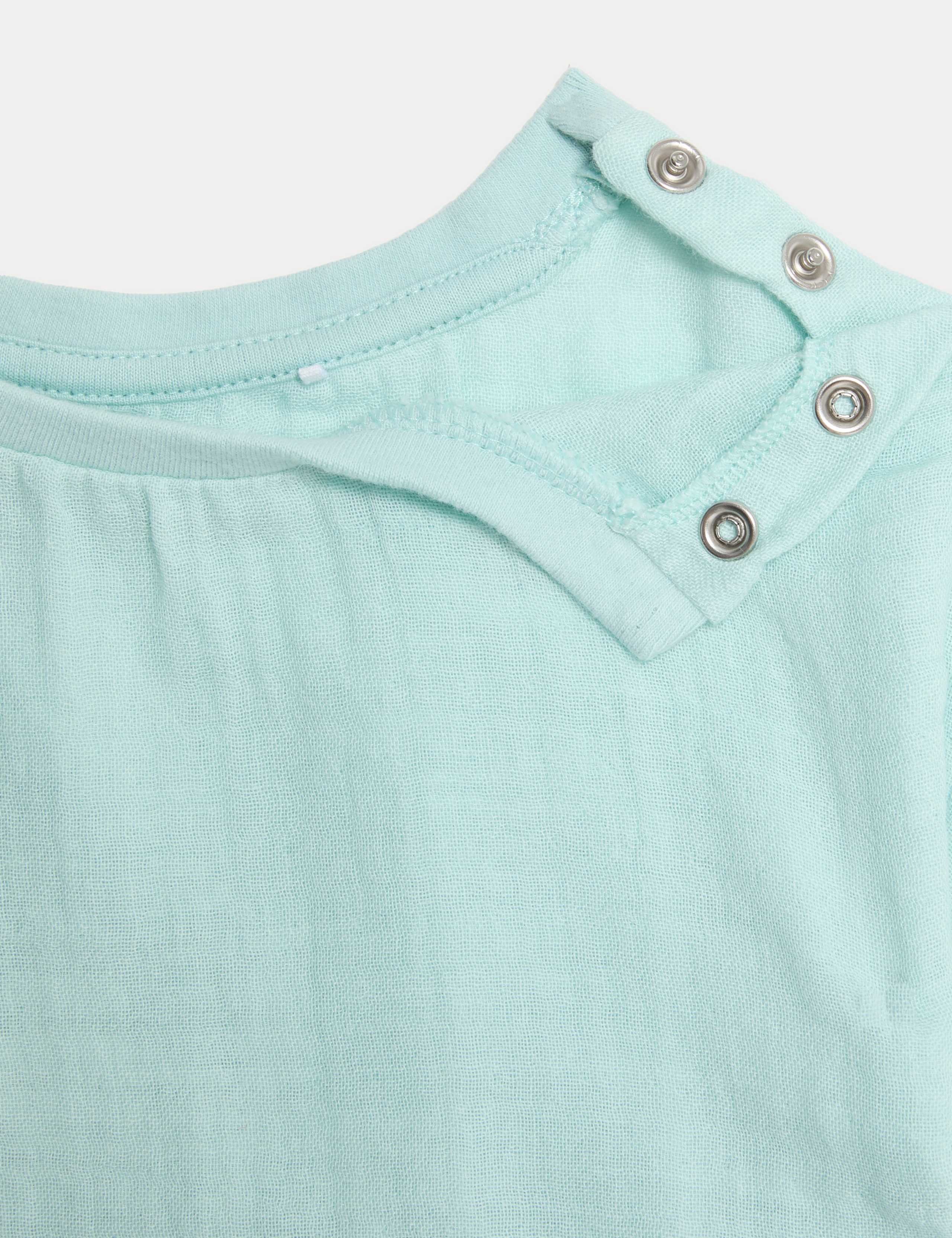 3pc Pure Cotton Double Cloth Outfit (0-3 Yrs) 6 of 6