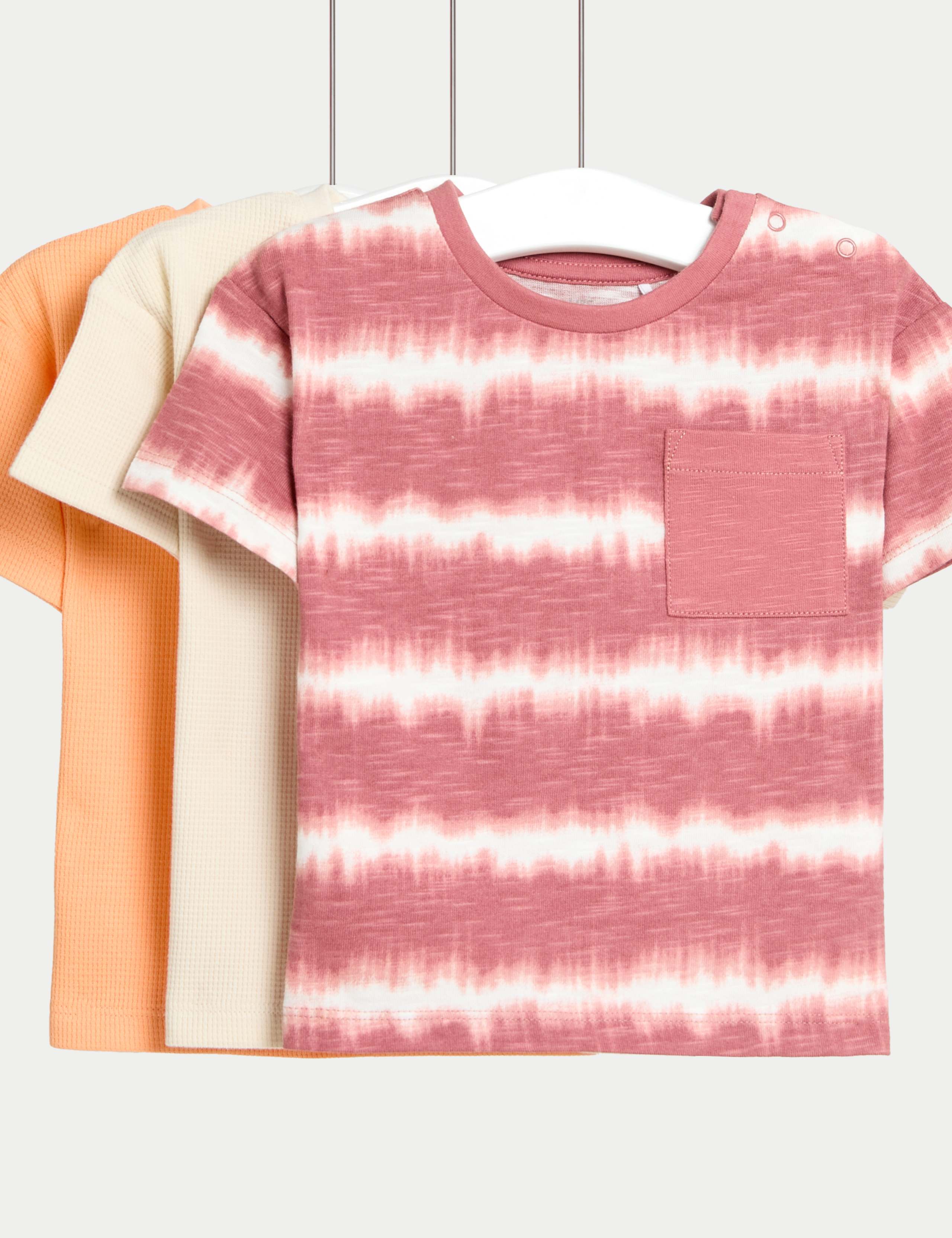 3 Pack Pure Cotton Tie Dye T-Shirts (0-6 Yrs) 1 of 1