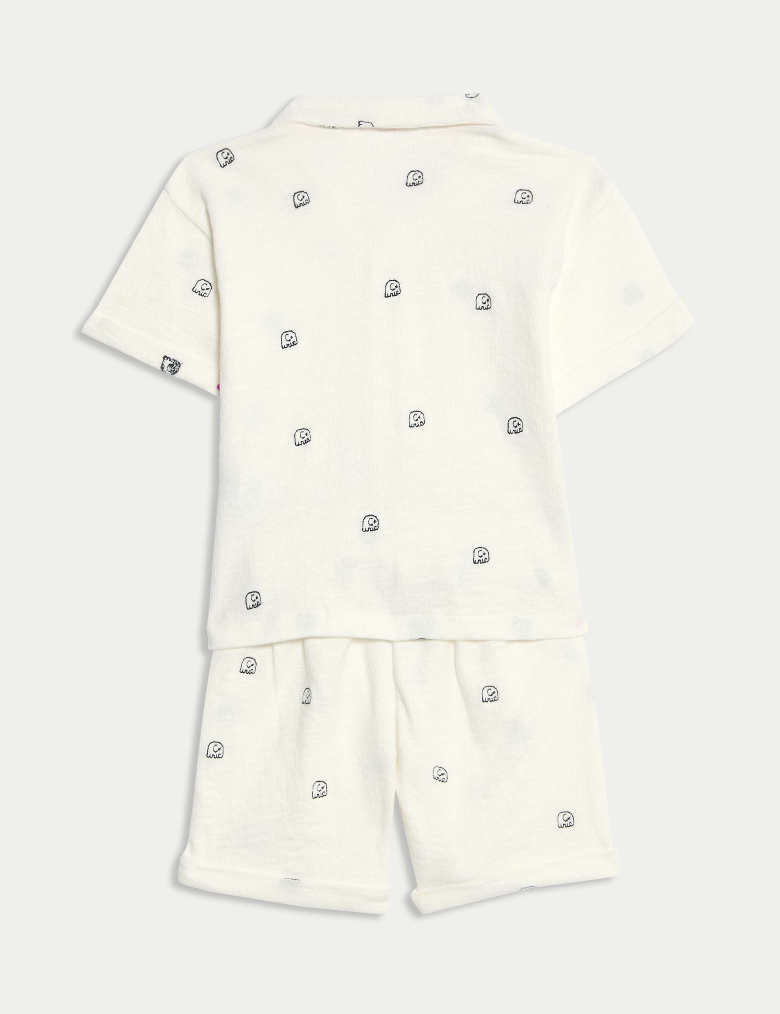 2pc Pure Cotton Embroidered Elephant Outfit (0-3 Yrs) 2 of 6