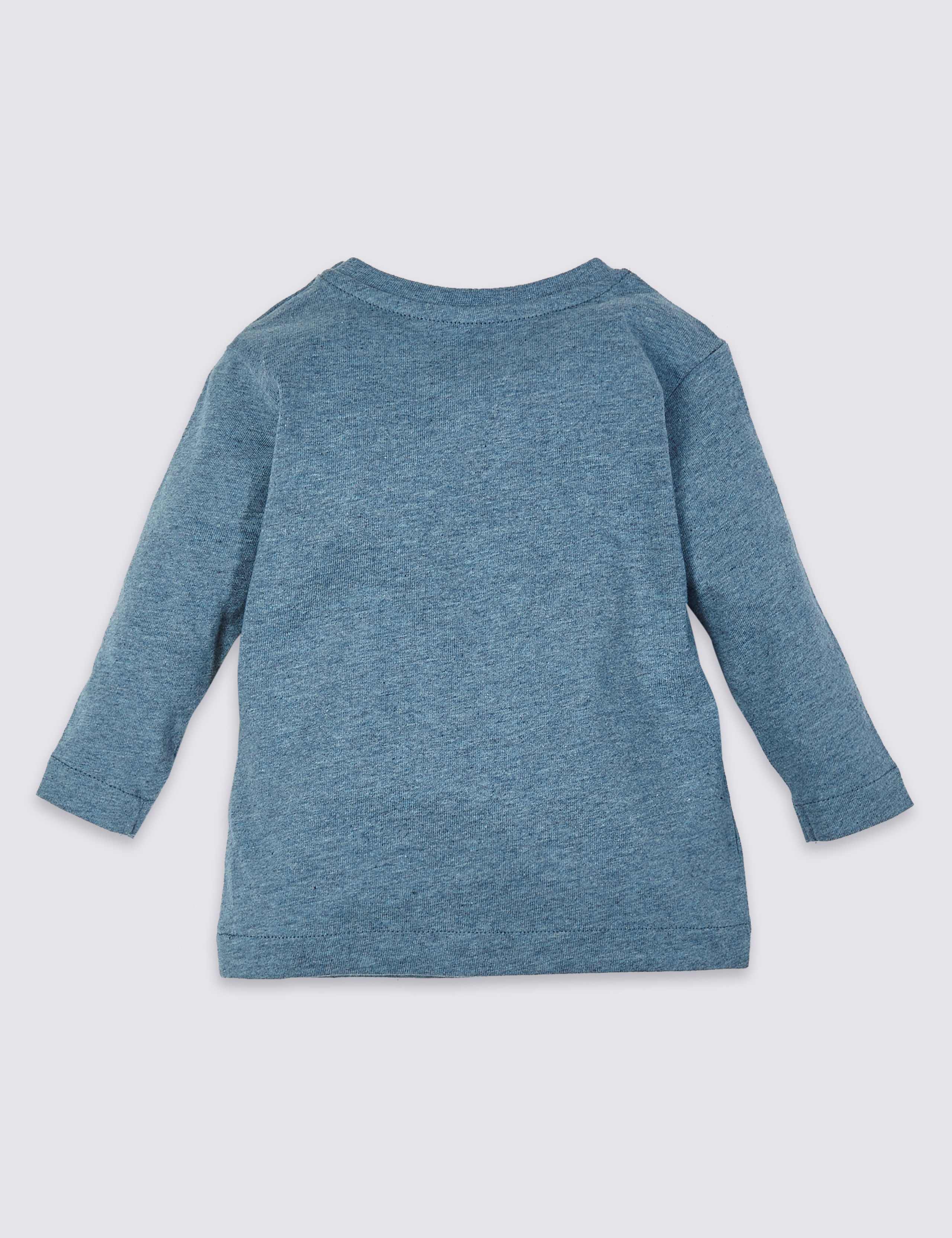 Pure Cotton Fox Graphic T-Shirt 2 of 3