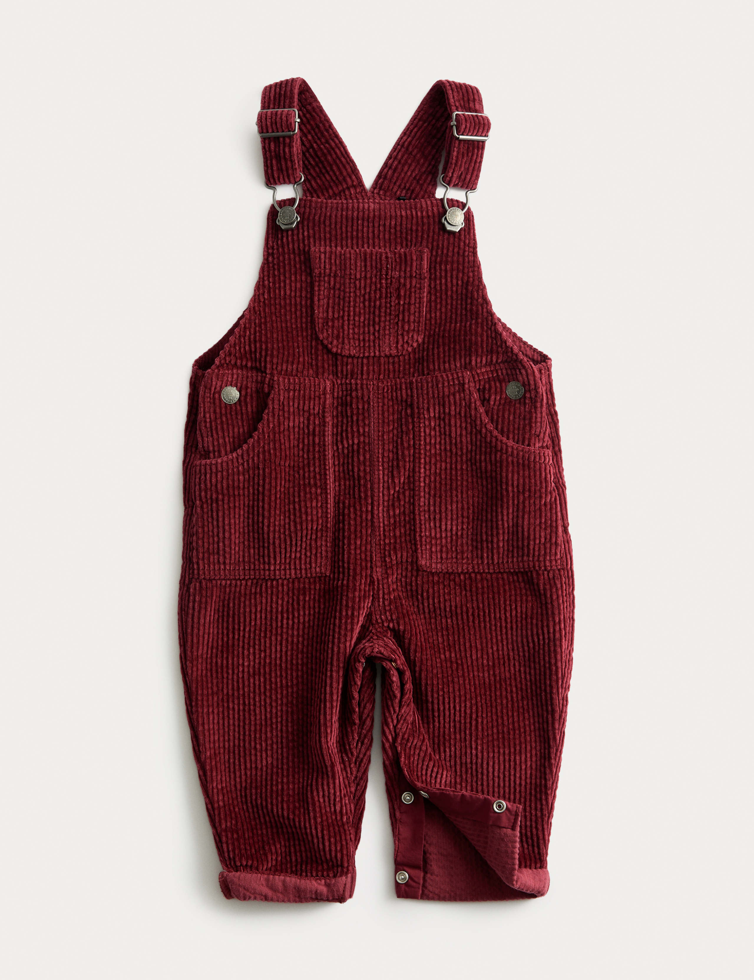 Pure Cotton Cord Dungarees (0-3 Yrs) 1 of 2