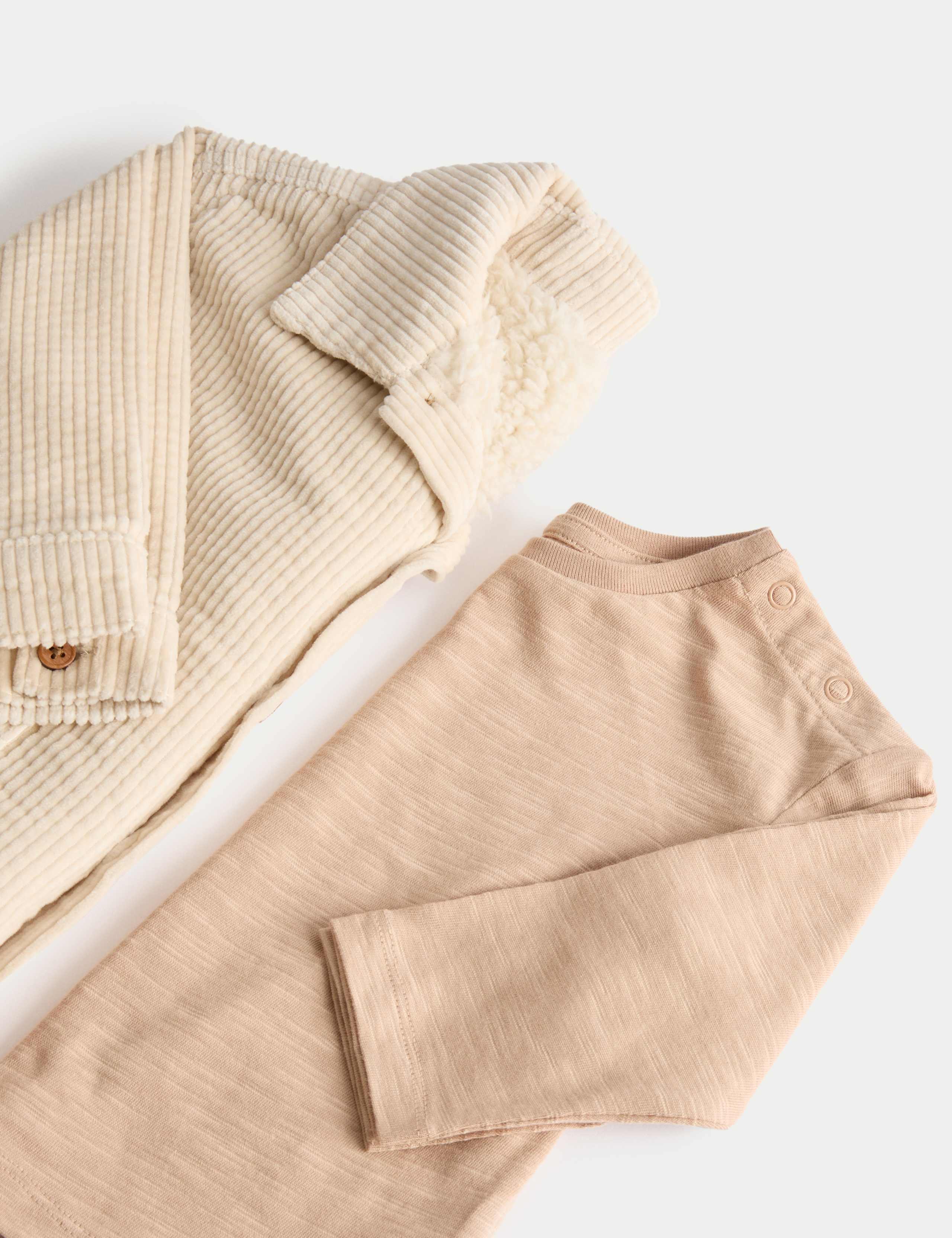 Pure Cotton Cord Shacket (0-3 Yrs) 2 of 2