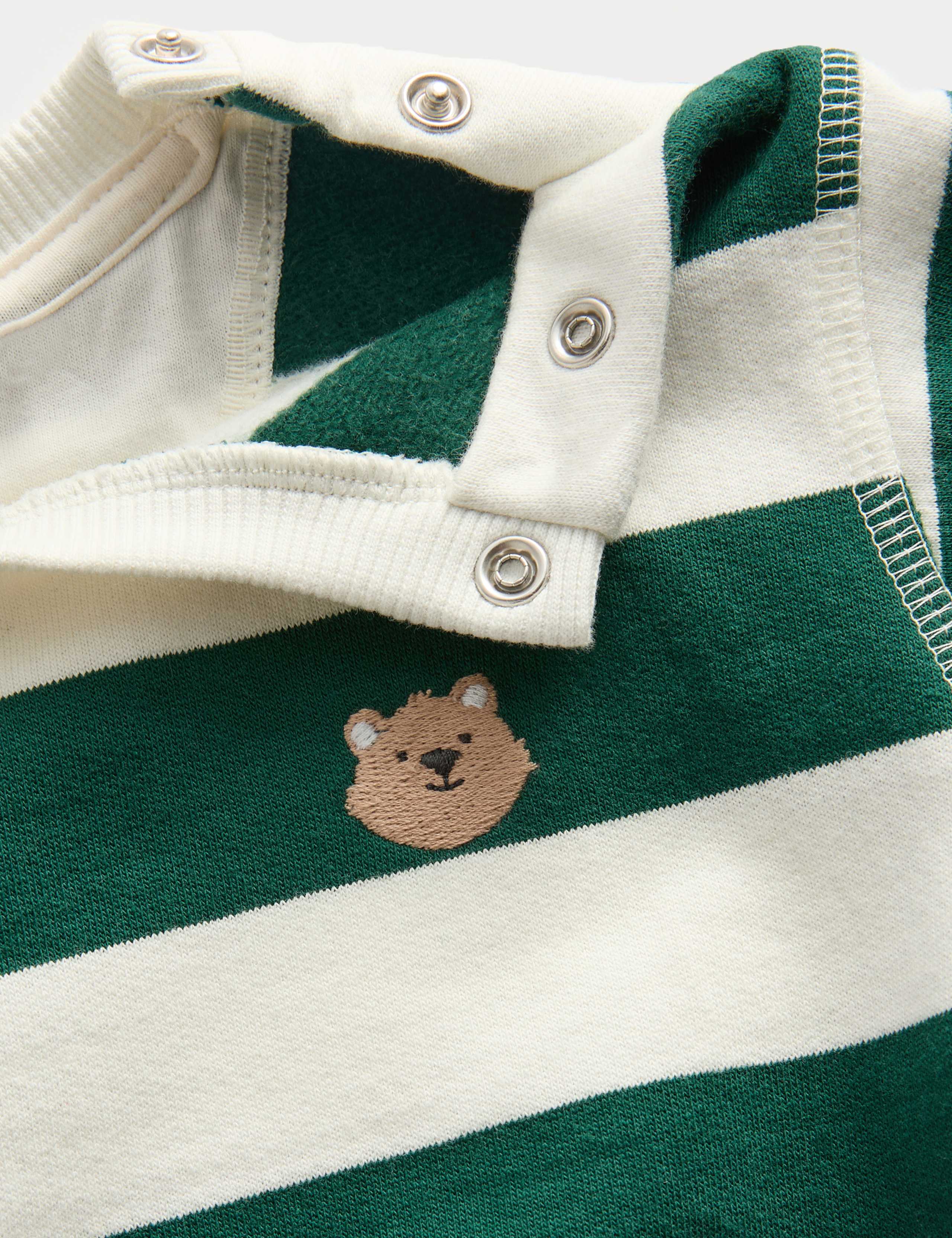2pc Striped Sweatshirt Cargo Outfit (0-6 Yrs) 2 of 3