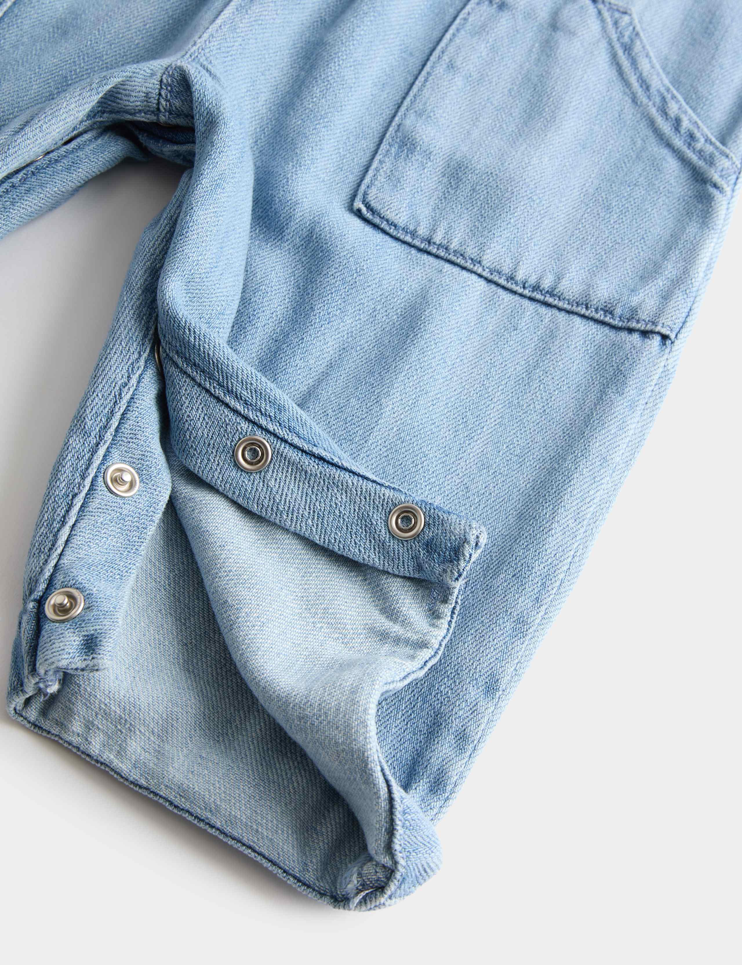 2 Piece Cotton Rich Boiler Suit with Socks (0 Months-6 Years) 3 of 3