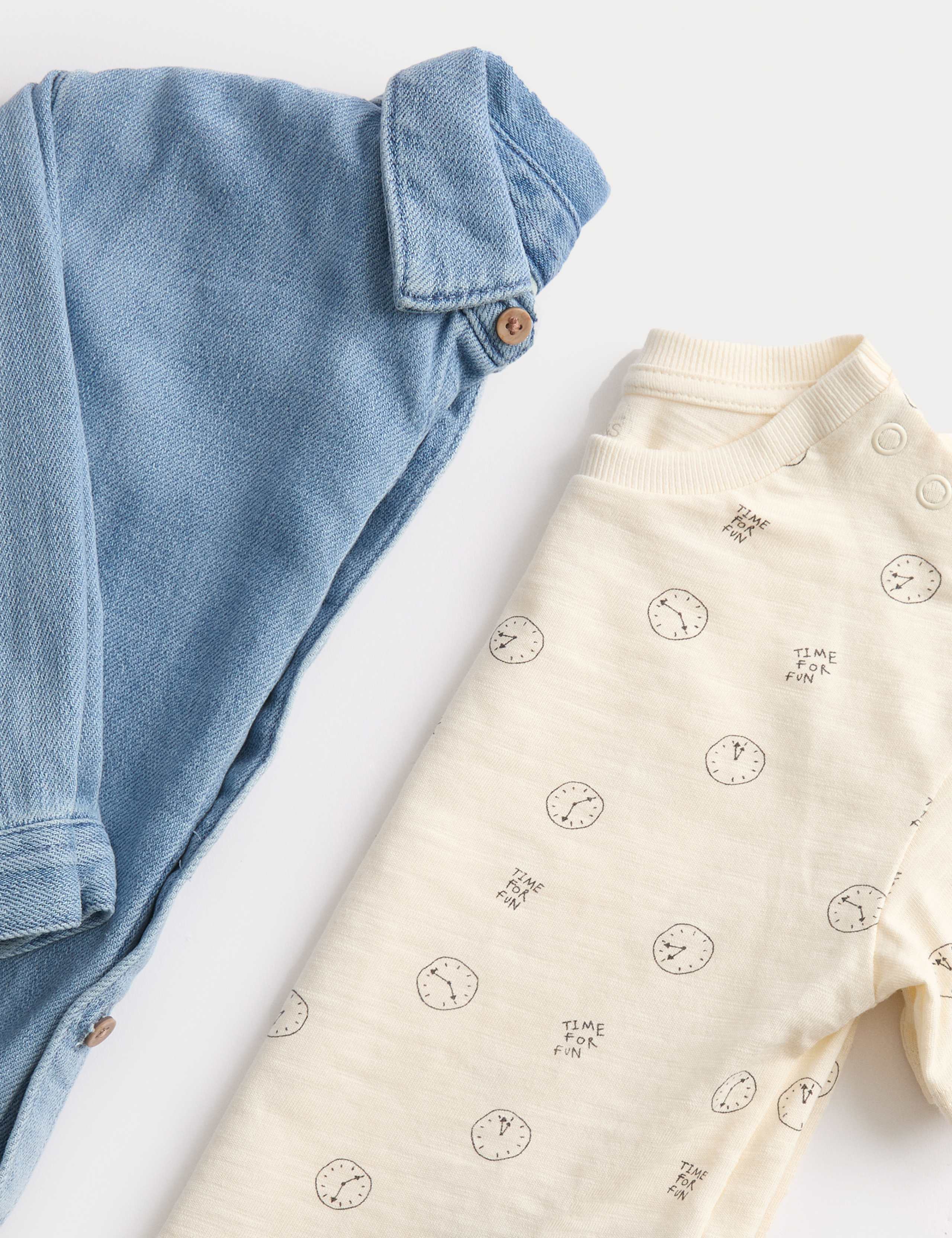 Denim Shirt with Printed T-Shirt (0-6 Yrs) 2 of 2