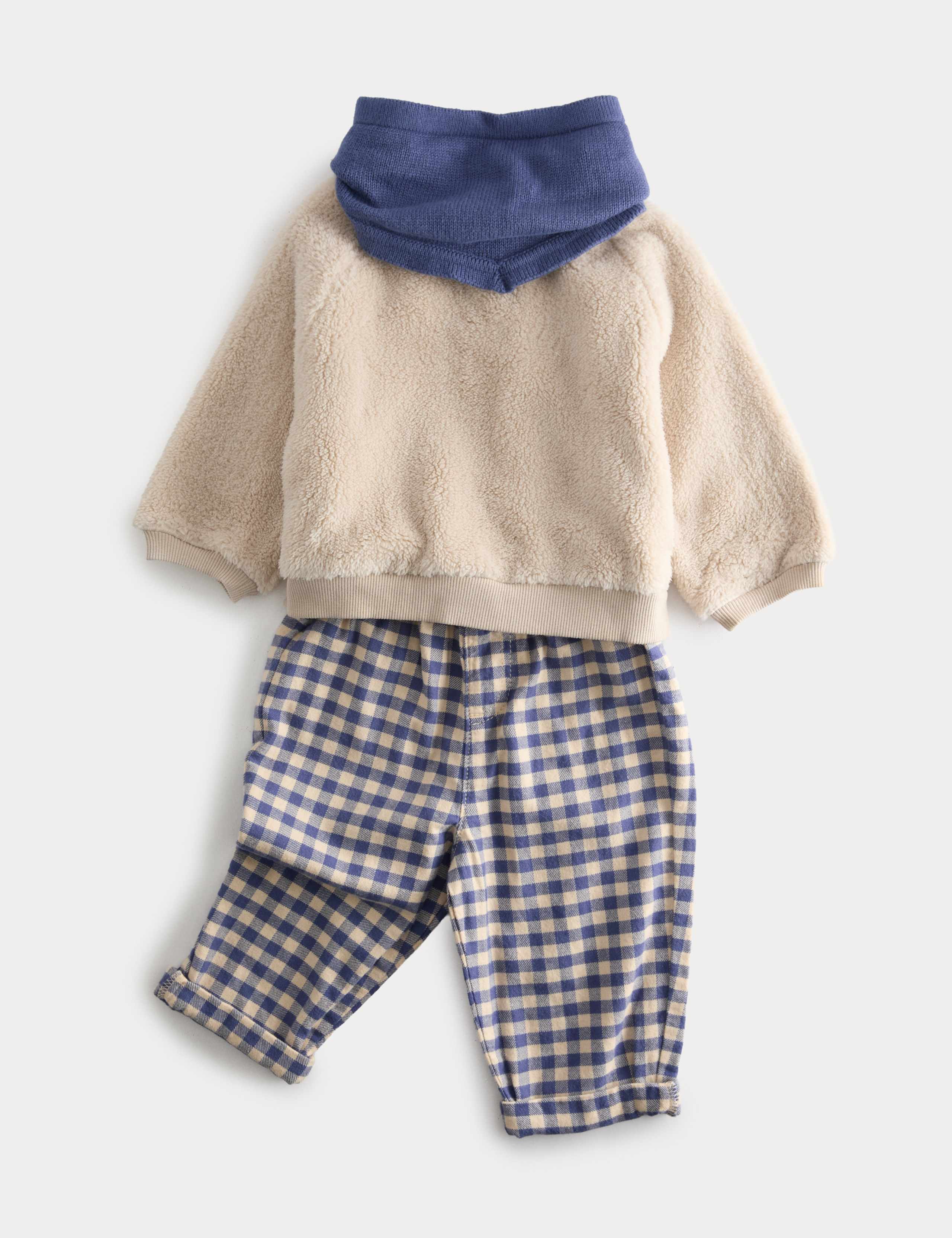 3 Piece Gingham Trousers Outfit (0 Months-6 Years) 1 of 3