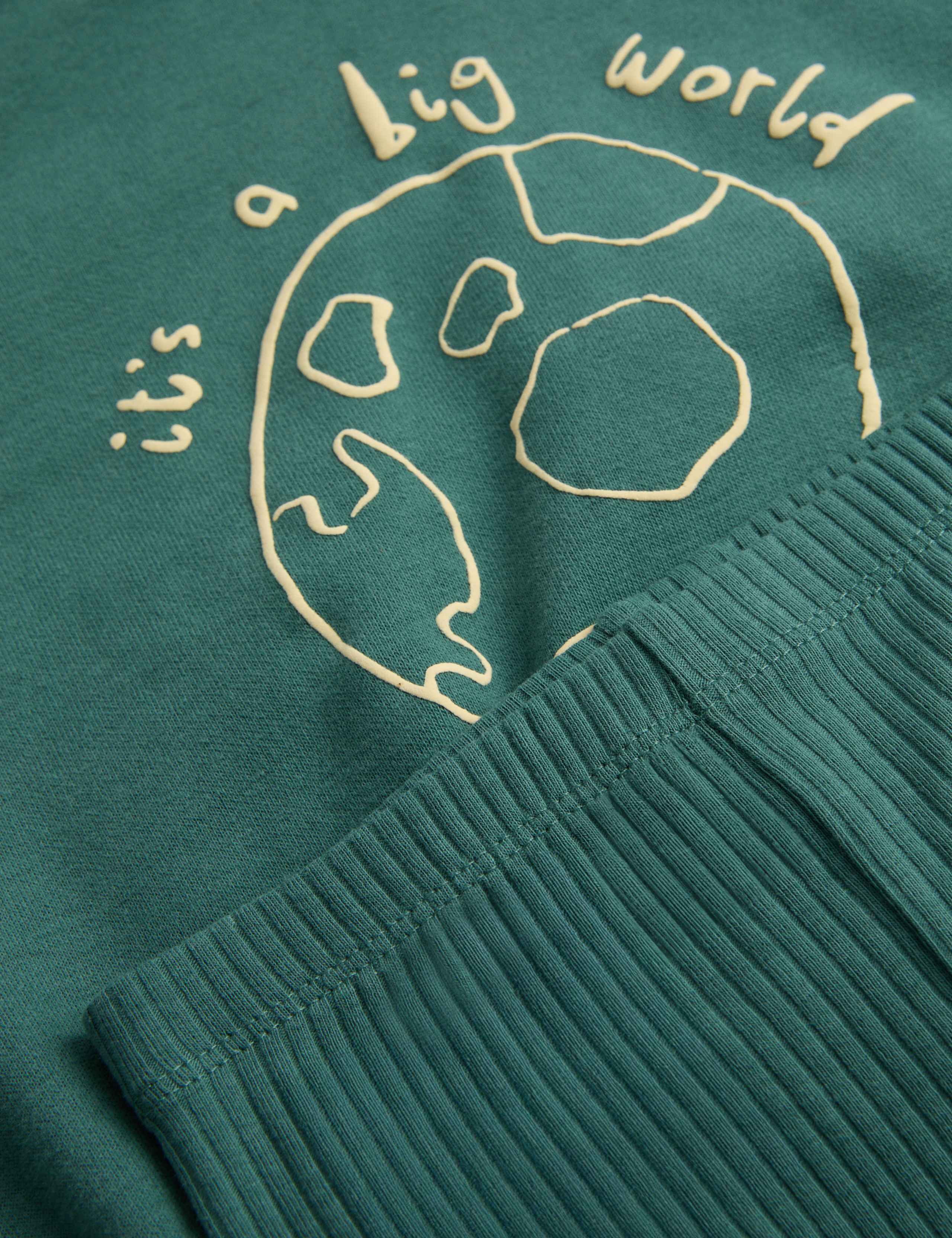 2pc Big World Sweatshirt & Leggings Outfit (0-3 Yrs) 3 of 3