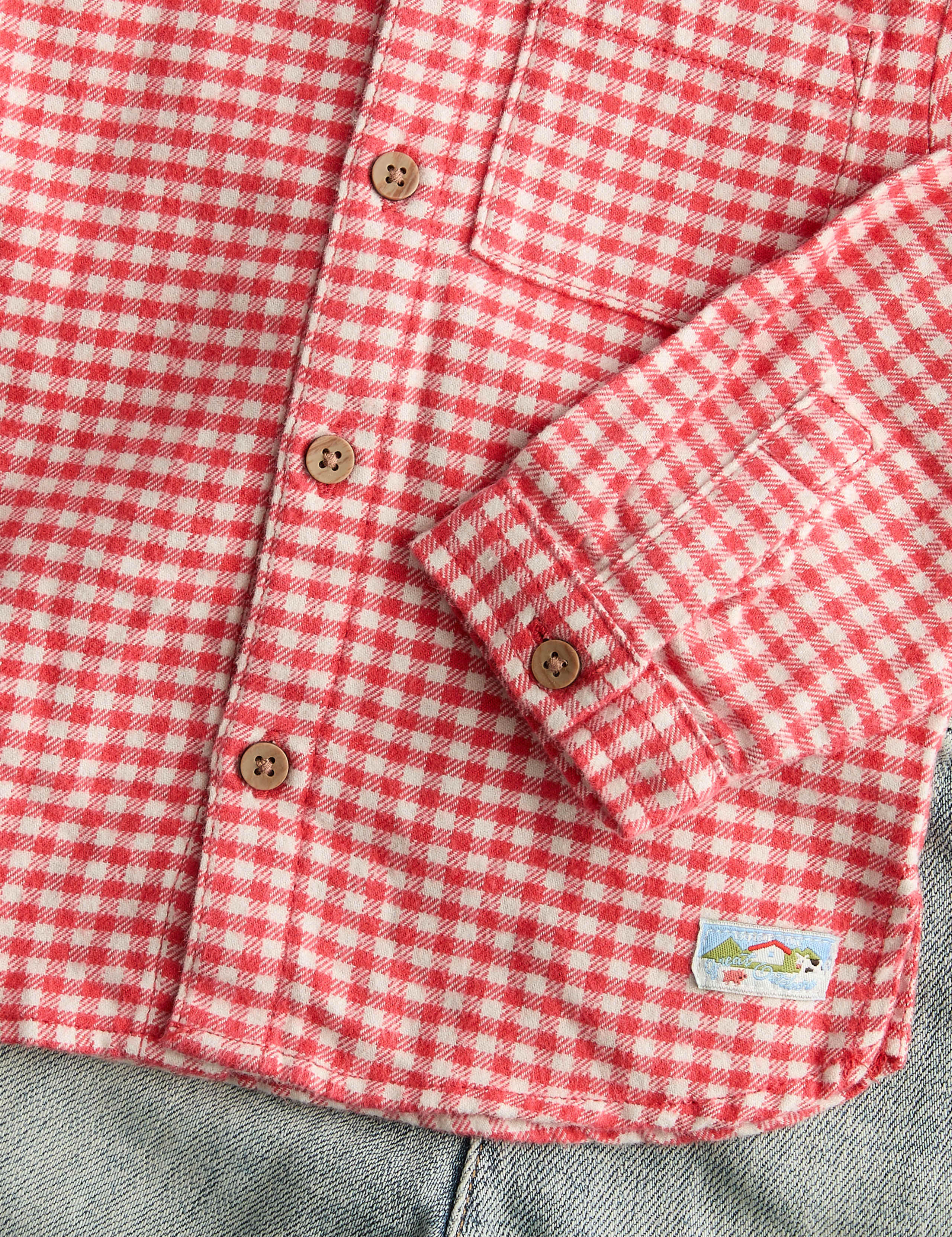 3 Piece Cardigan, Check Shirt & Jeans Outfit (0-3 Yrs) 2 of 3