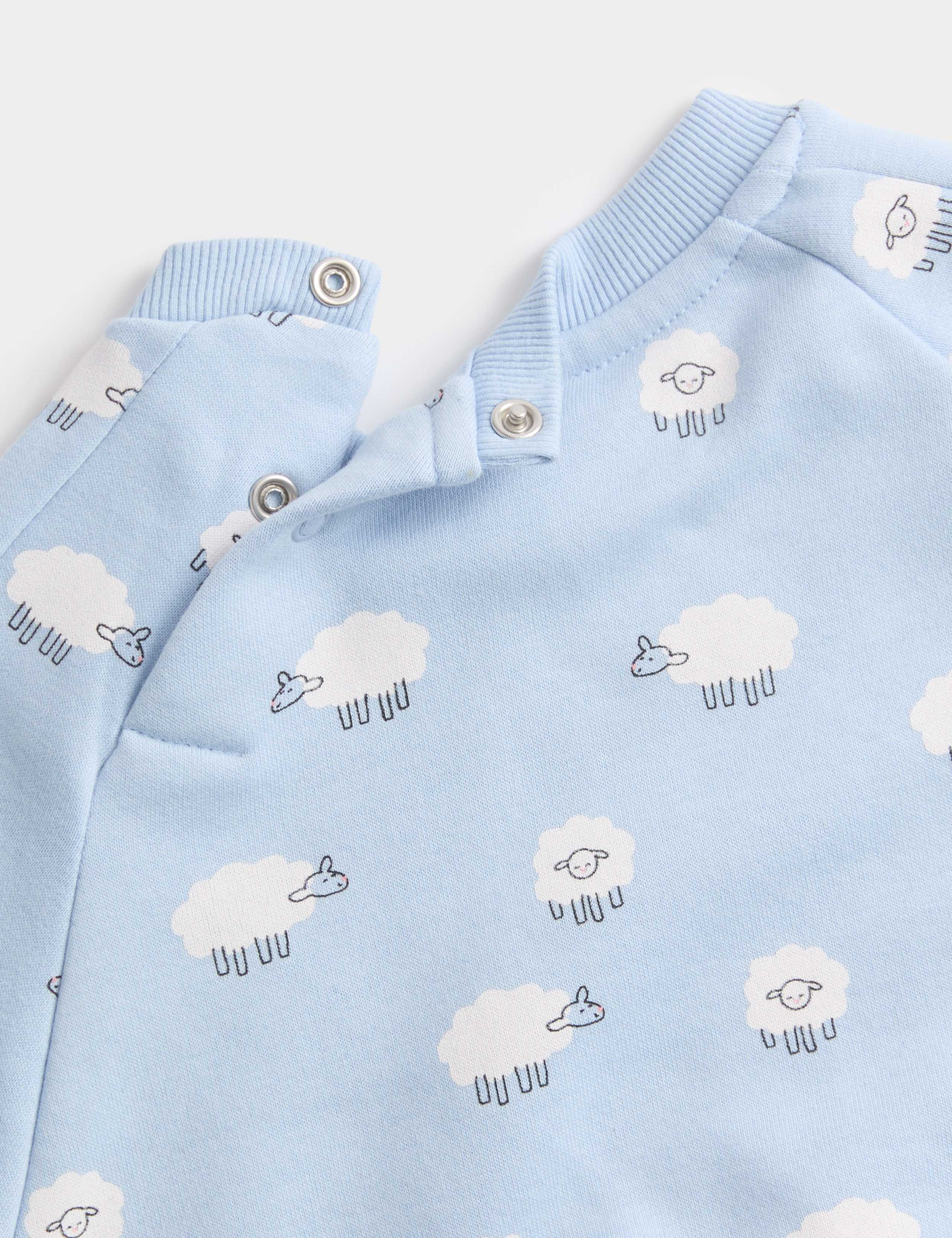 2 Piece Cotton Rich Sheep Outfit (0-3 Years) 2 of 3