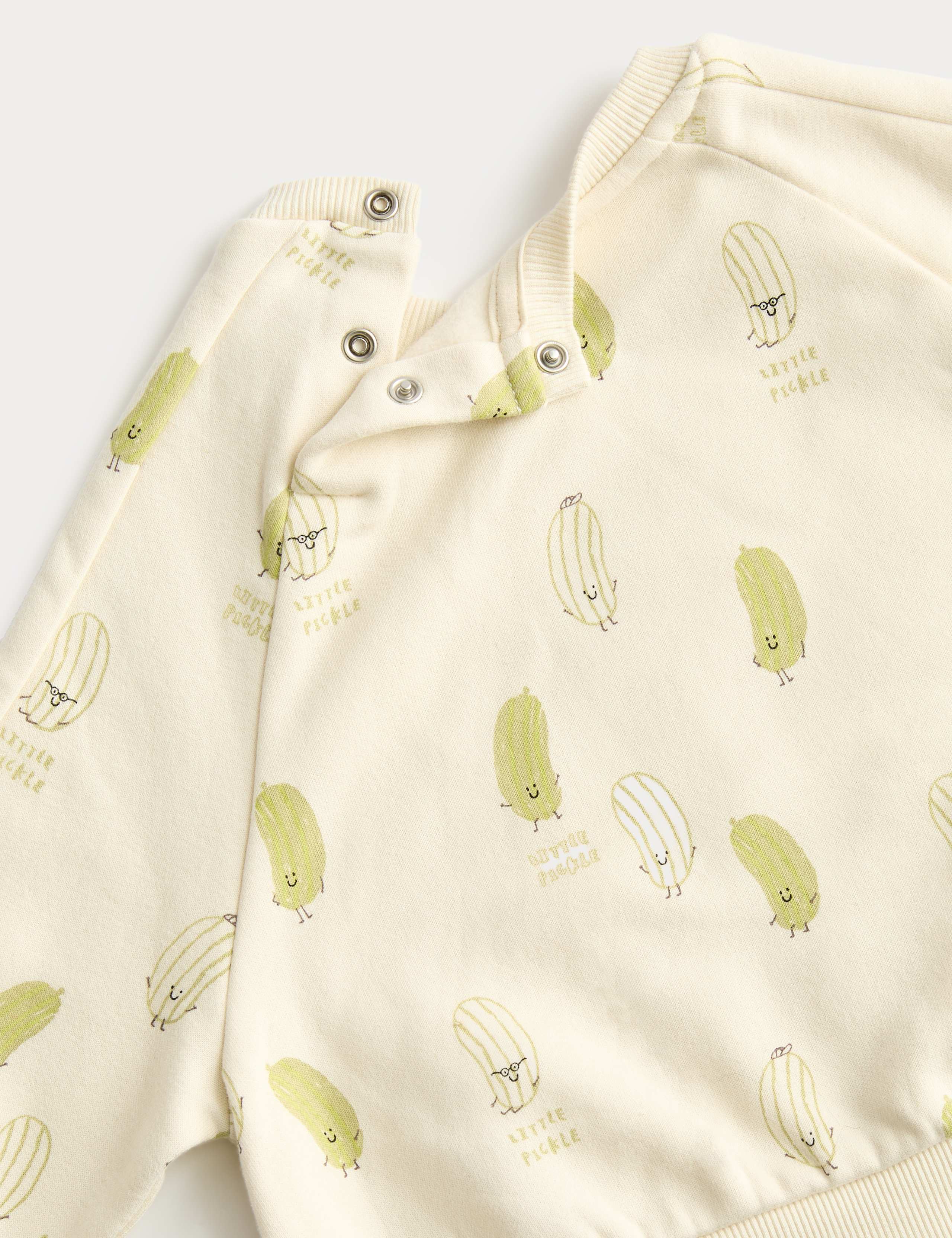 2 Piece Little Pickle Sweatshirt & Leggings Outfit (0-3 Years) 2 of 3