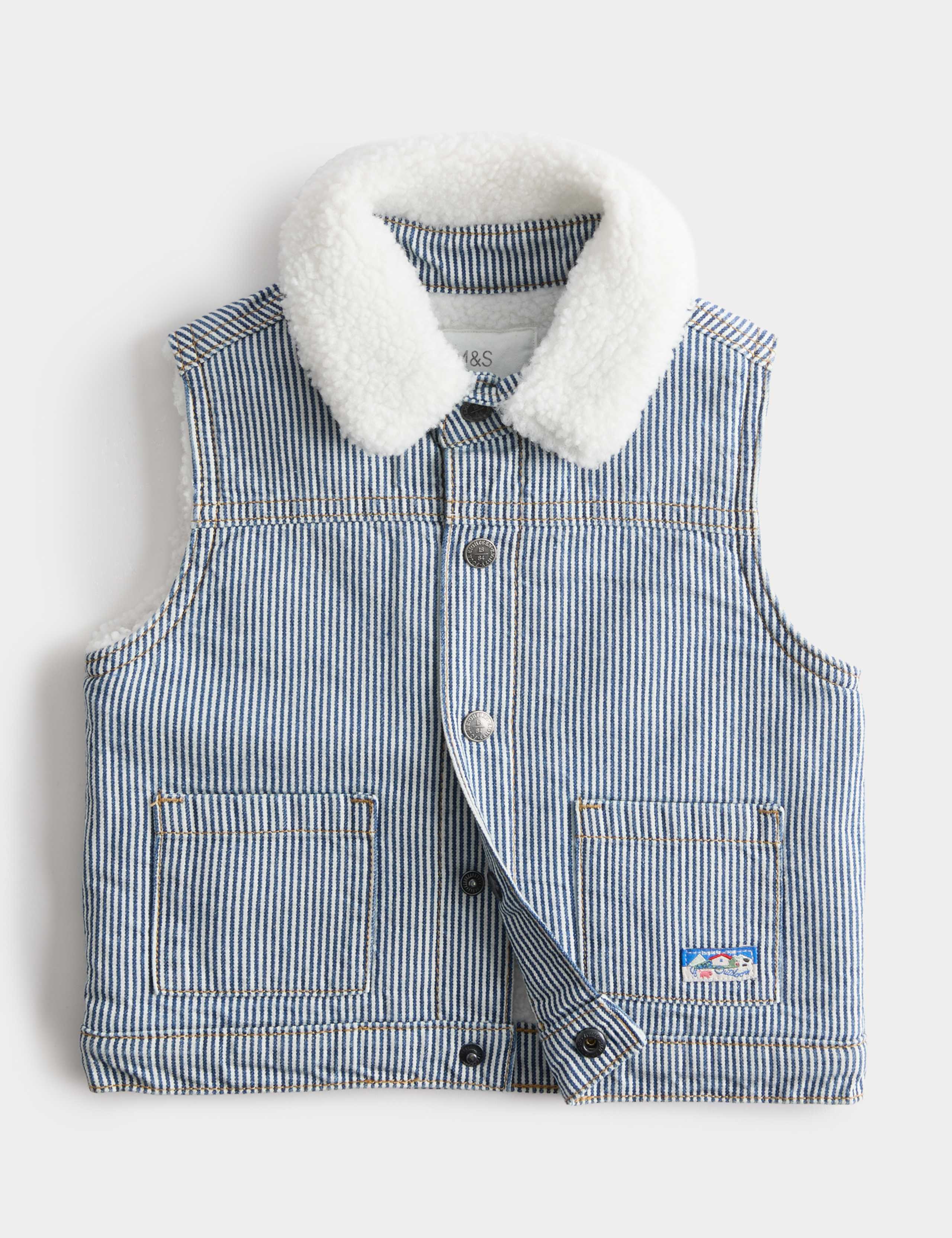 Pure Cotton Gilet (0-6 Years) 1 of 2