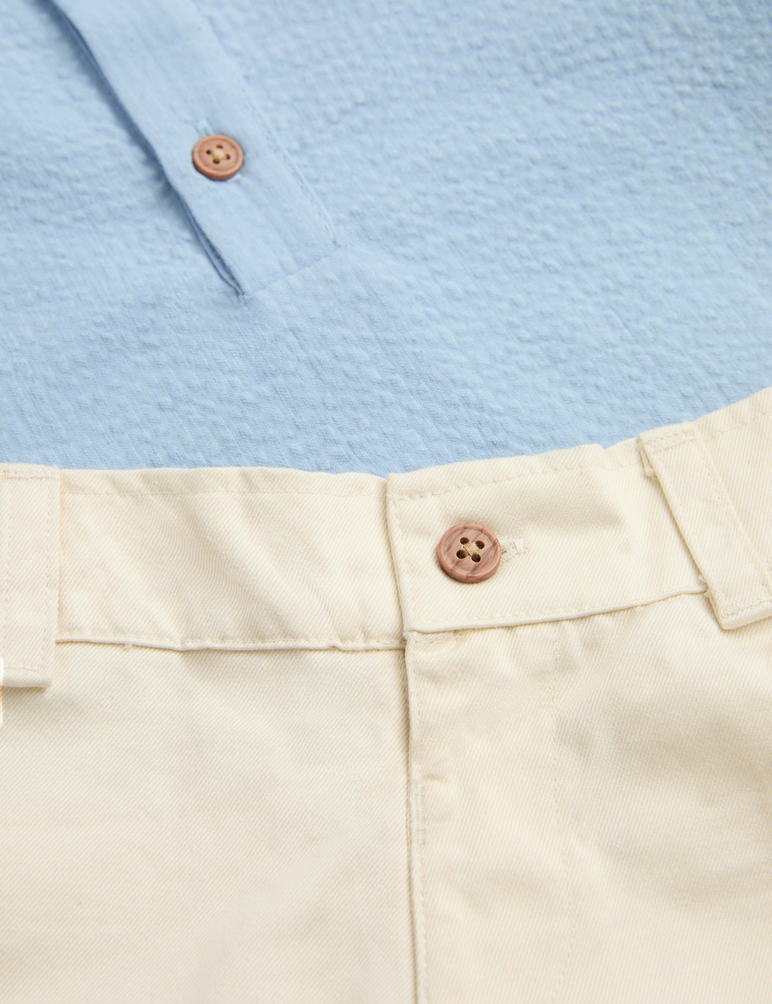 Seersucker Shirt and Chino Shorts Outfit (0 Months-5 Years) 2 of 2