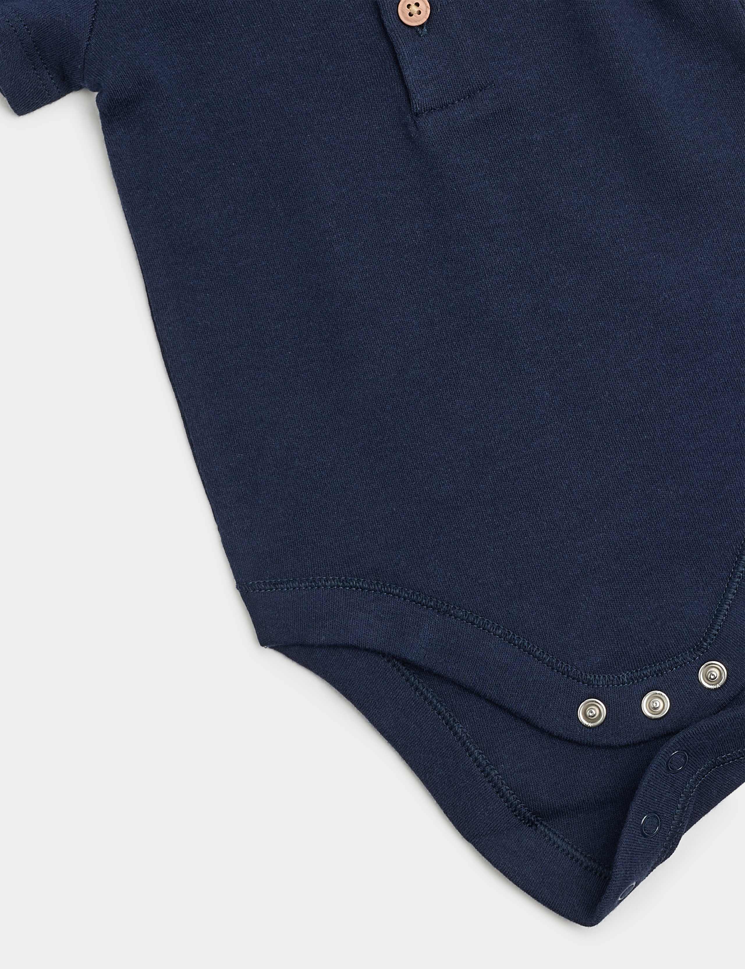 2 Piece Cotton Rich Romper Set (0-3 Yrs) 3 of 3