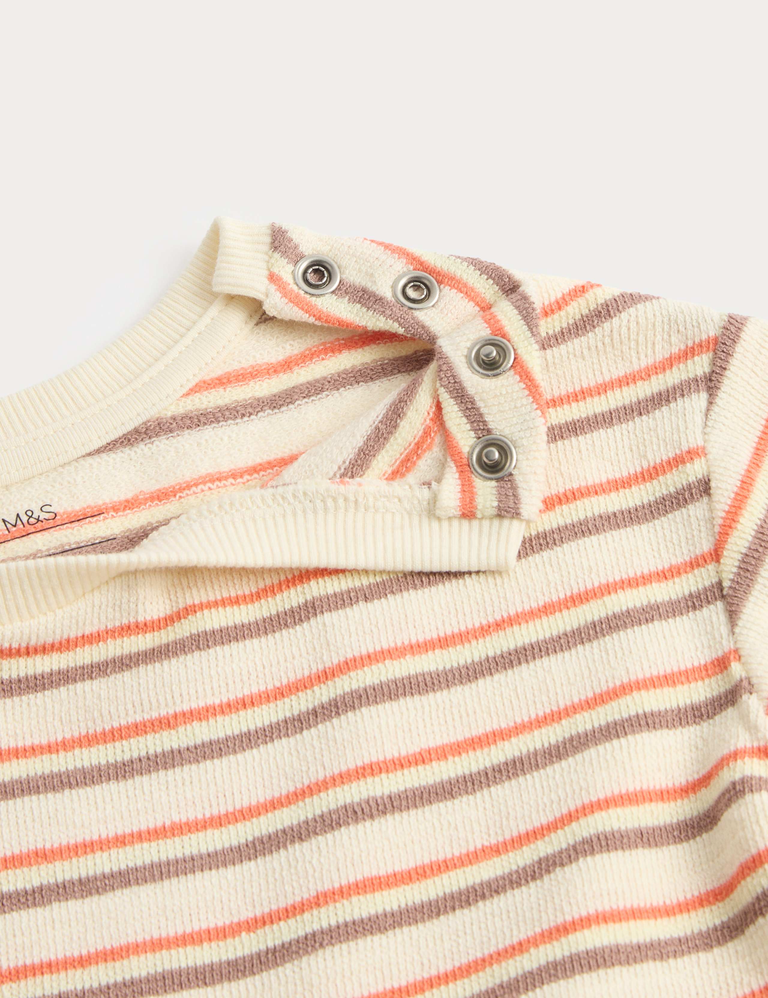 Stripe Top and Graphic Shorts Outfit (0-5 Yrs) 3 of 3