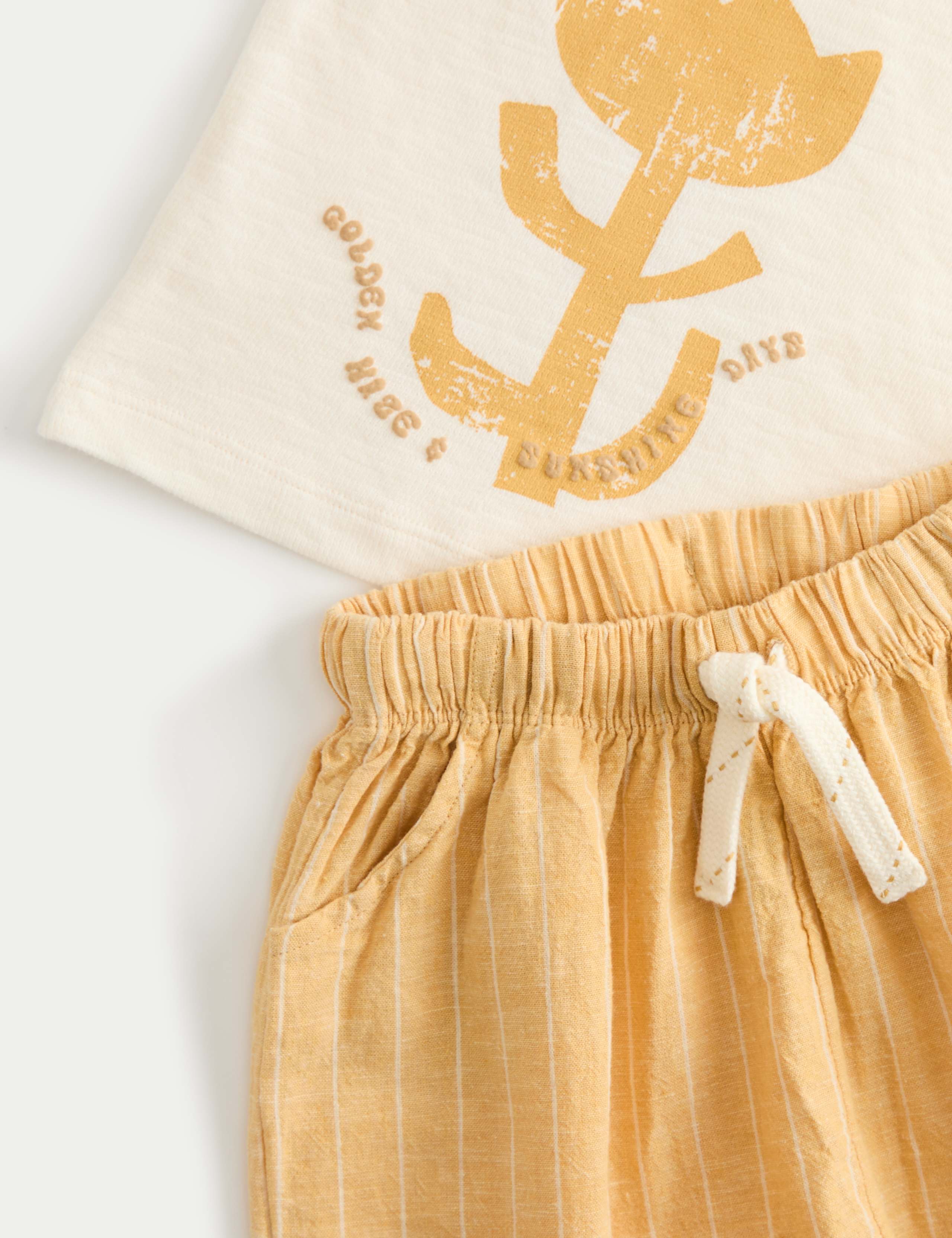 Graphic Tee & Striped Trousers (0-5 Yrs) 2 of 3