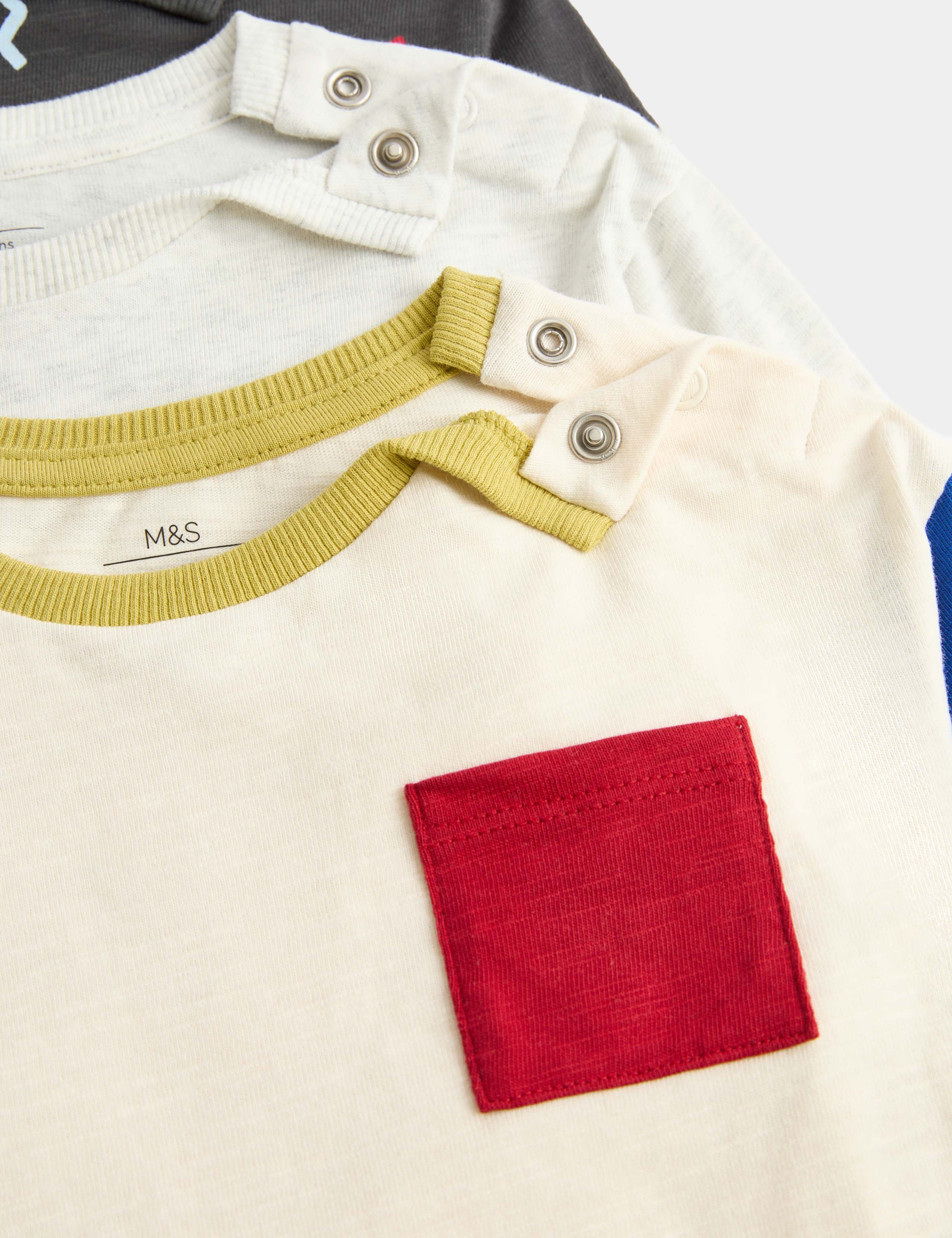 3 Pack Pure Cotton Abstract Tops (0-5 Yrs) 2 of 2