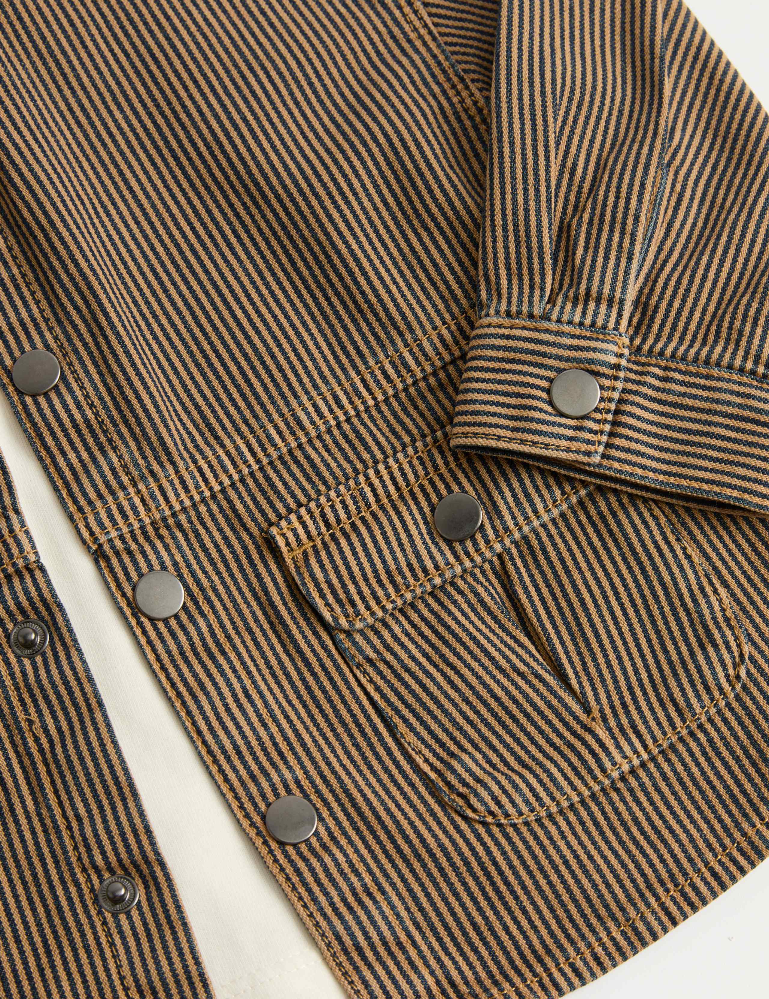 3 Piece Cotton Rich Striped Outfit (0-5 Yrs) 2 of 4