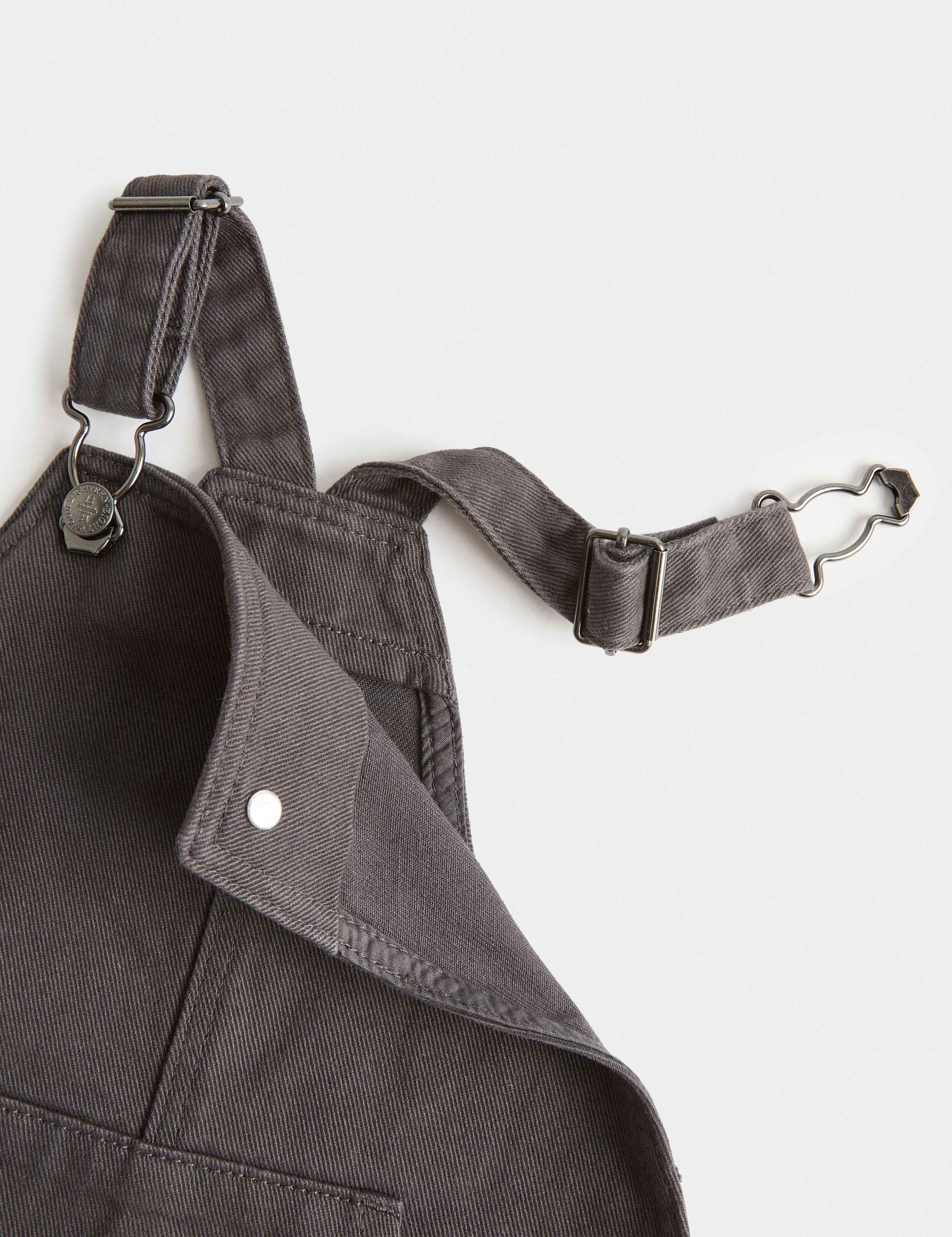 2 Piece Cotton Dungaree & Sweatshirt Outfit (0-3 Yrs) 2 of 3