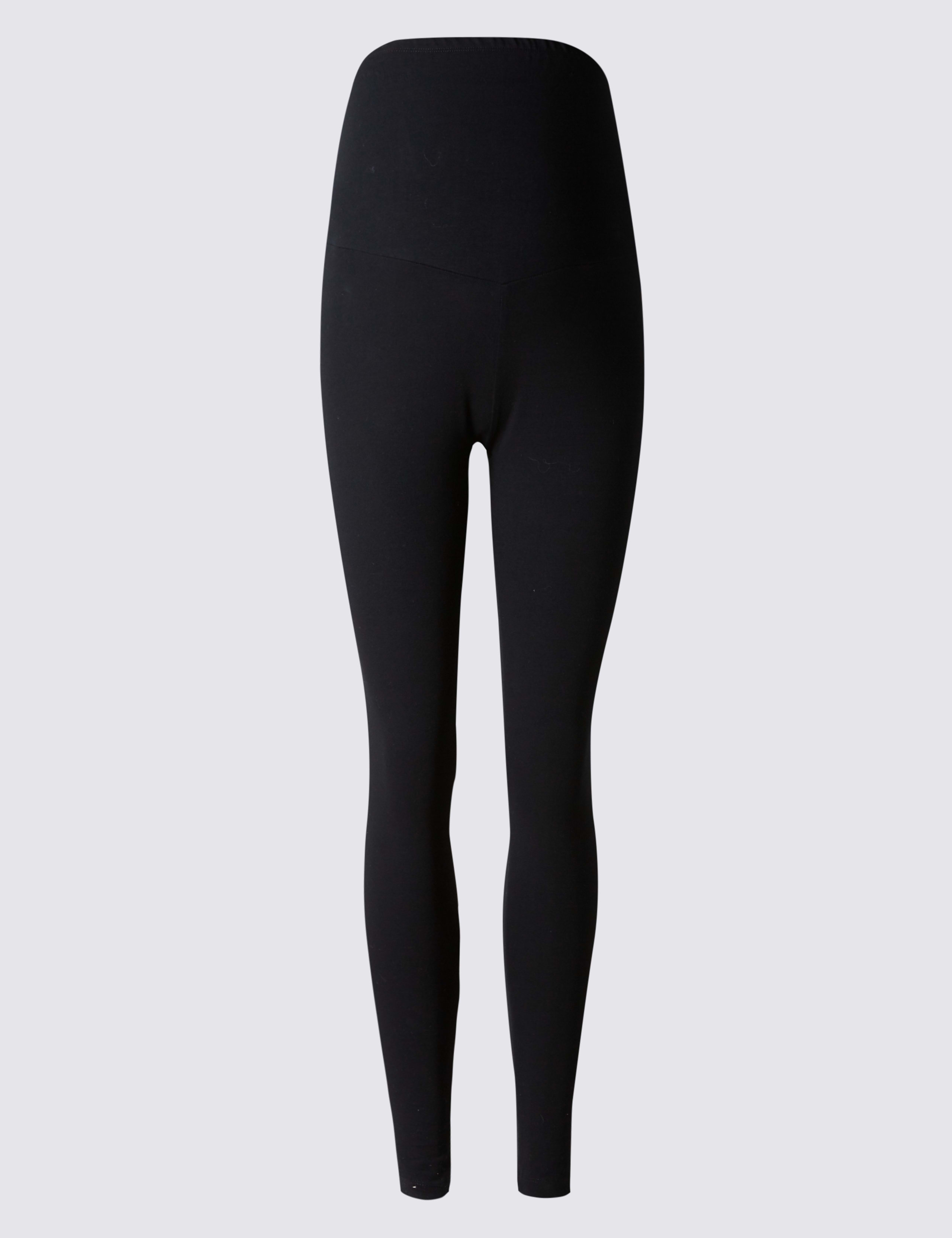 Maternity Cotton Rich Leggings with Stretch 2 of 5