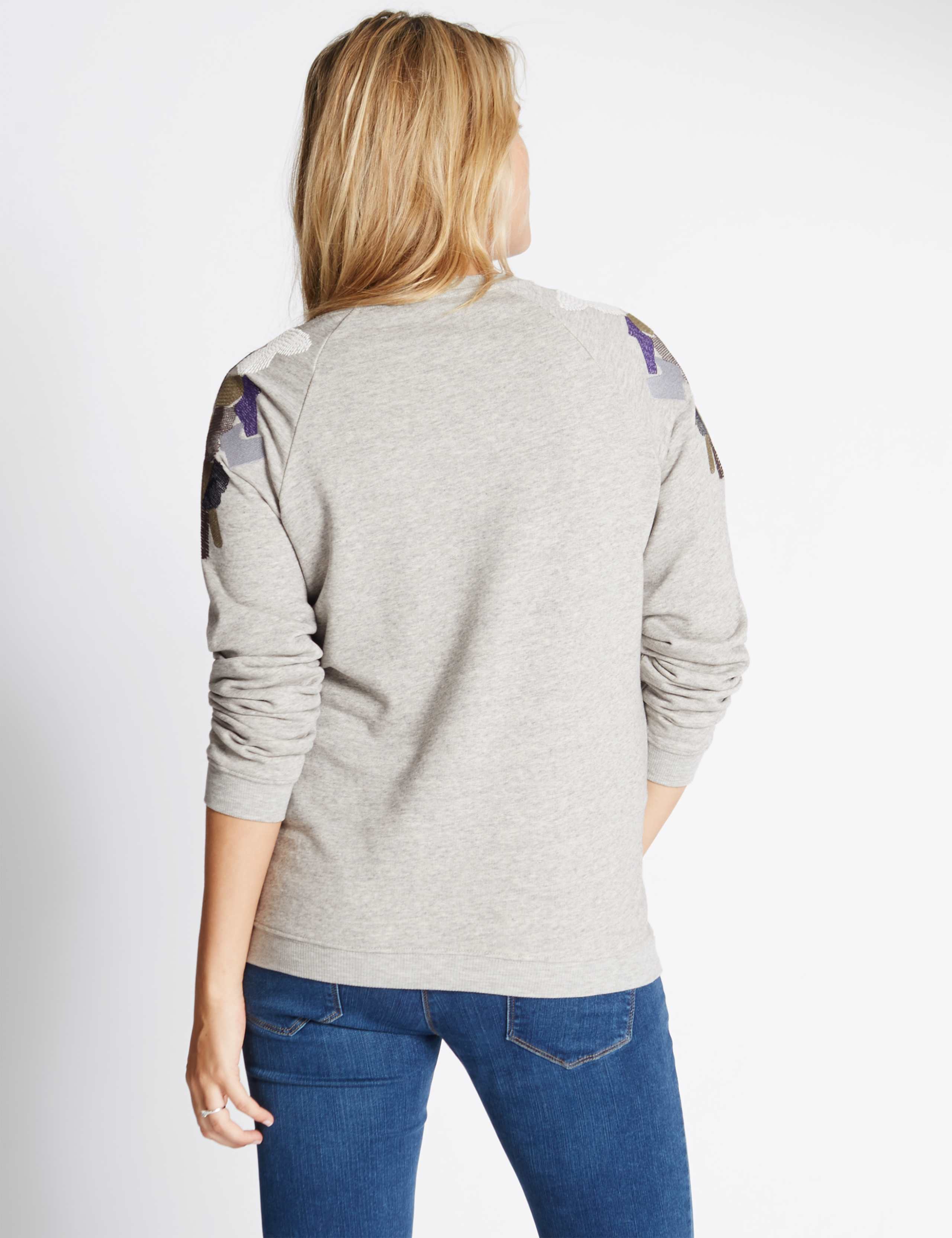 Maternity Embellished Sweatshirt 3 of 4