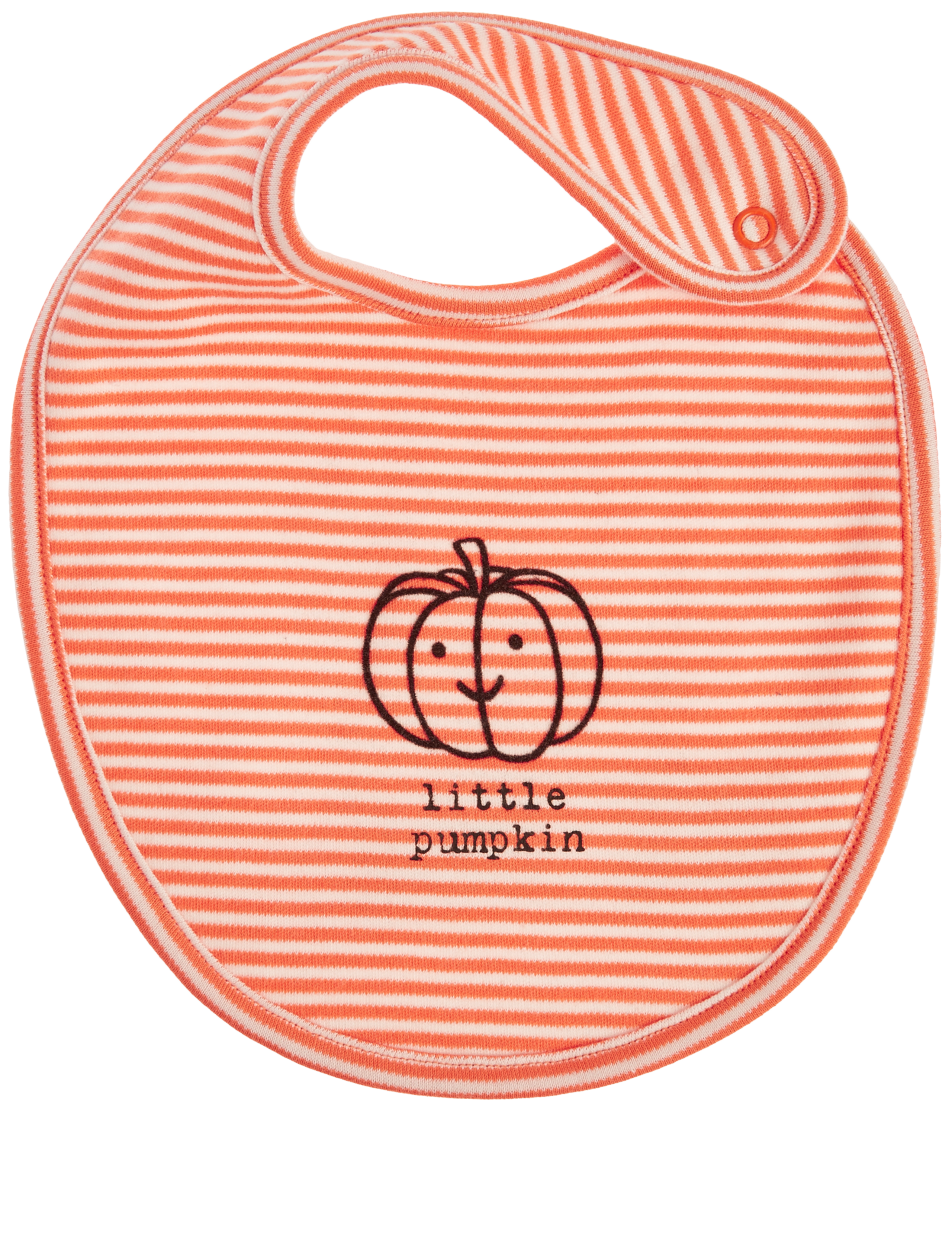 Pure Cotton Little Pumpkin Bib 2 of 3