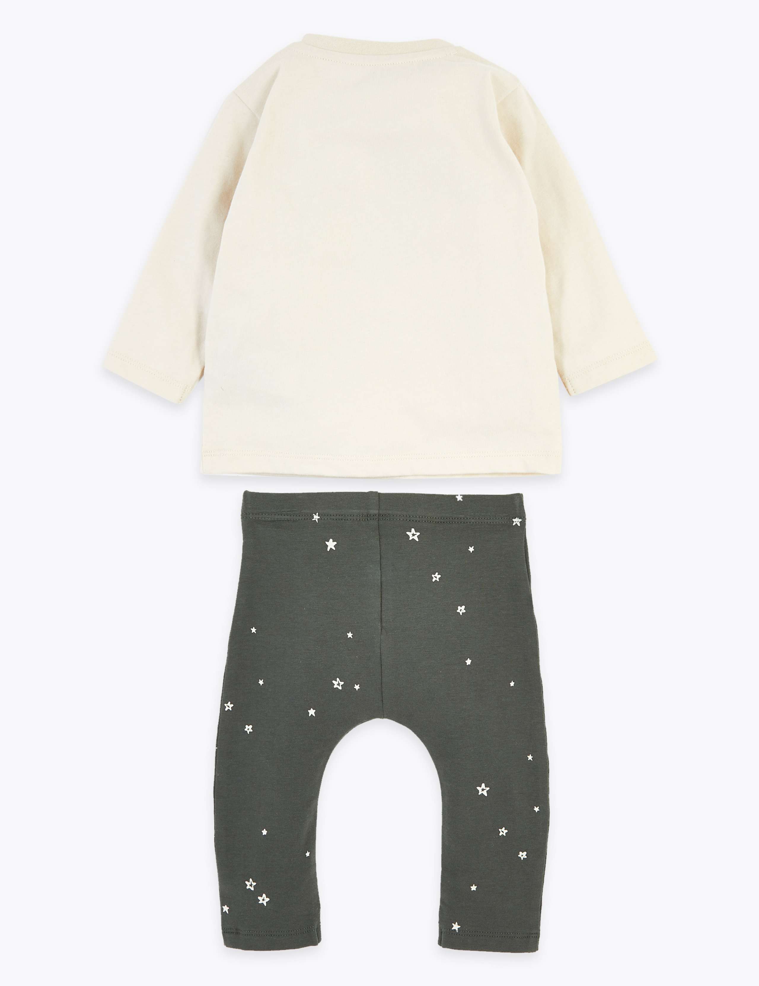 2 Piece Cotton Rich Little Star Outfit (0-3 Yrs) 2 of 4