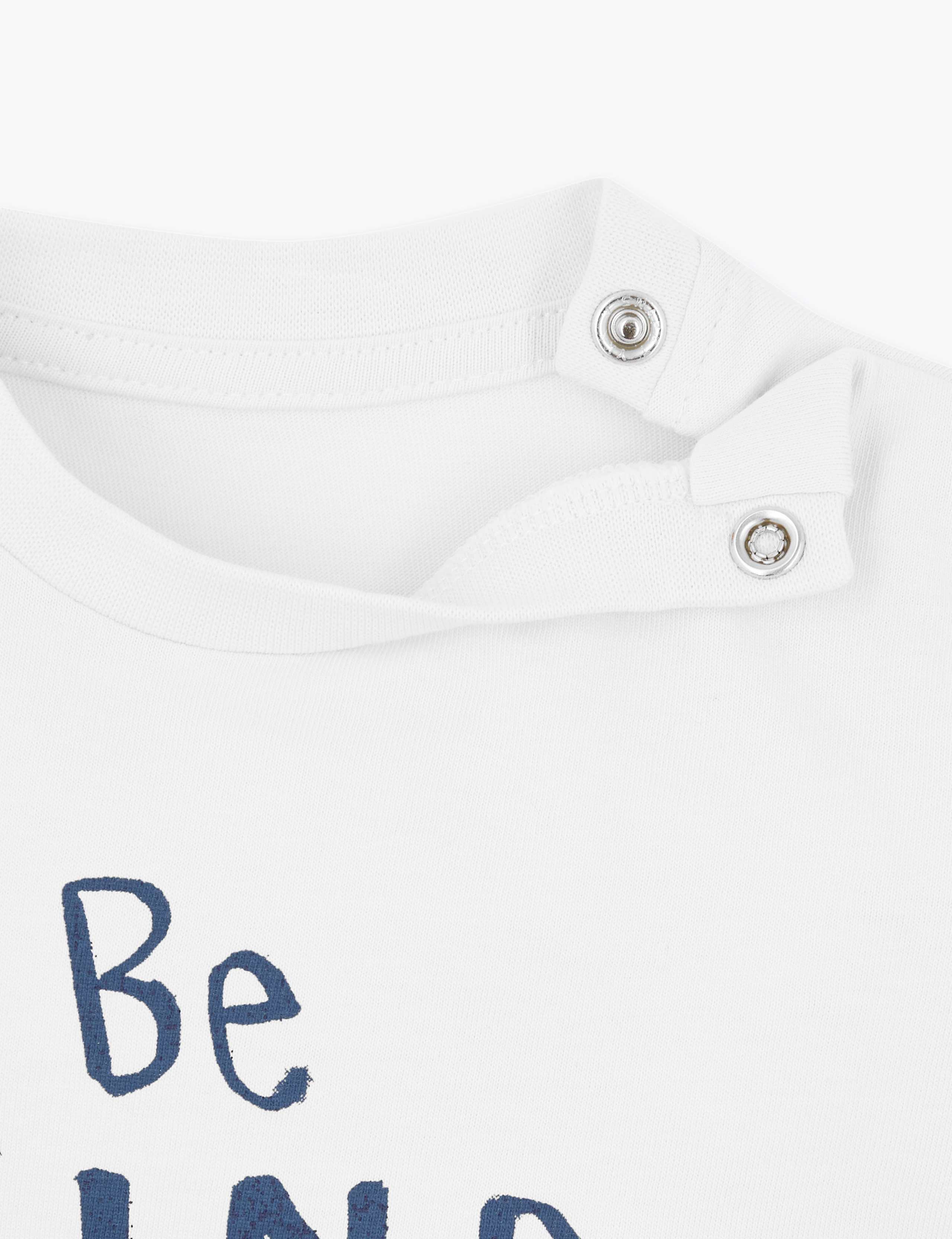 Cotton Be Kind Slogan T-Shirt (0-3 Yrs) 3 of 3