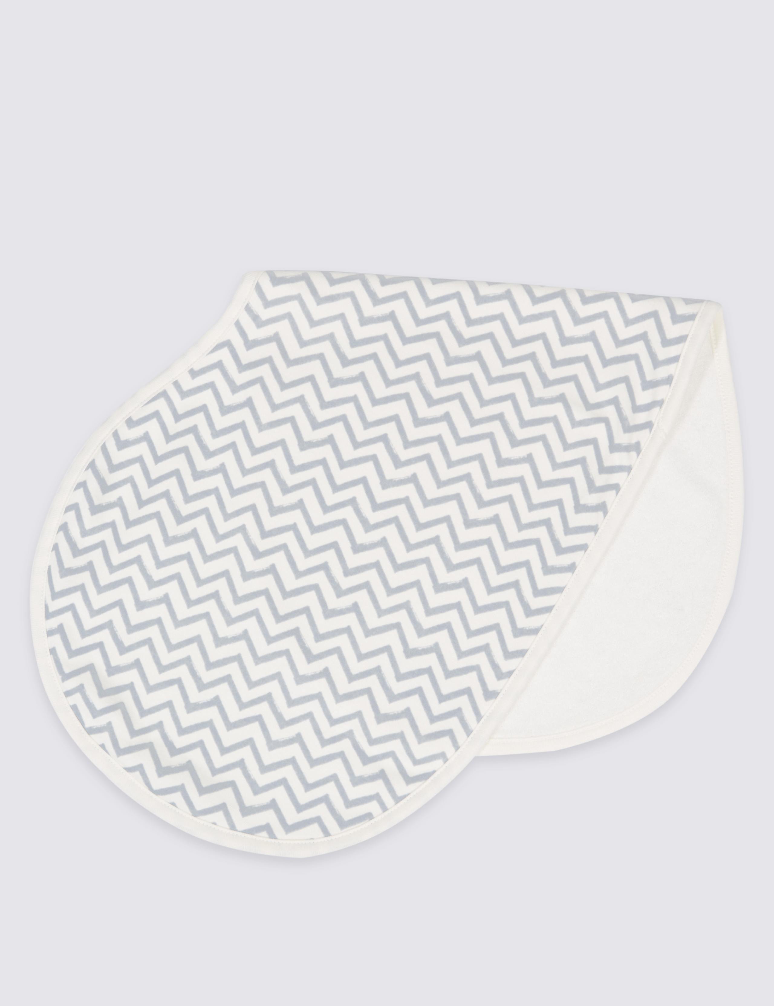 3 Pack Pure Cotton Burp Cloths 2 of 5