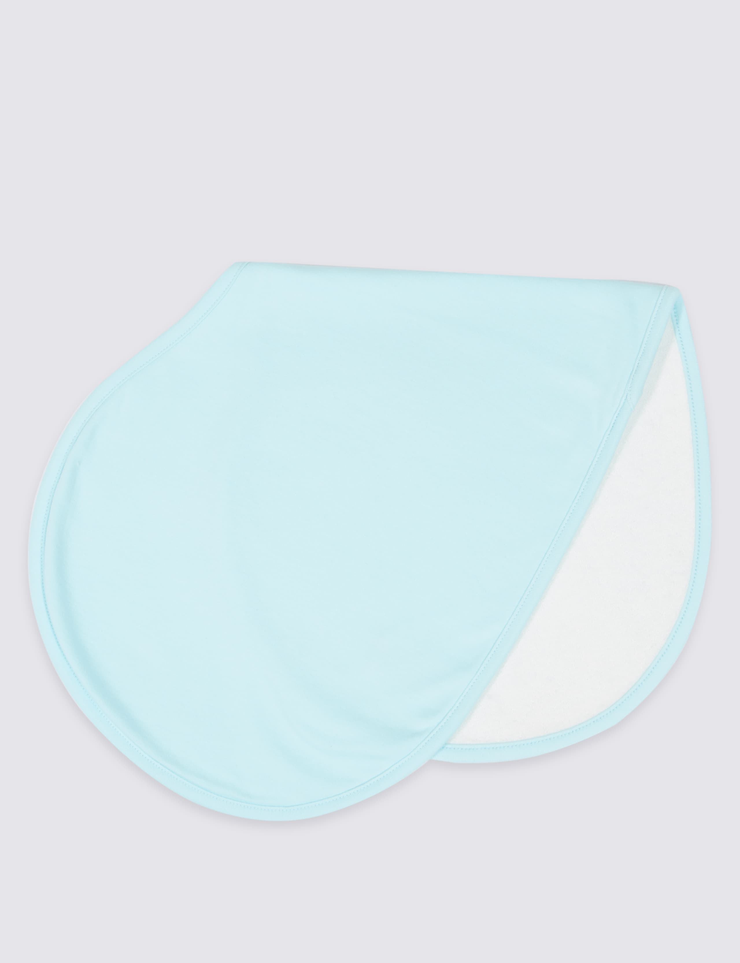 3 Pack Pure Cotton Burp Cloths 4 of 5