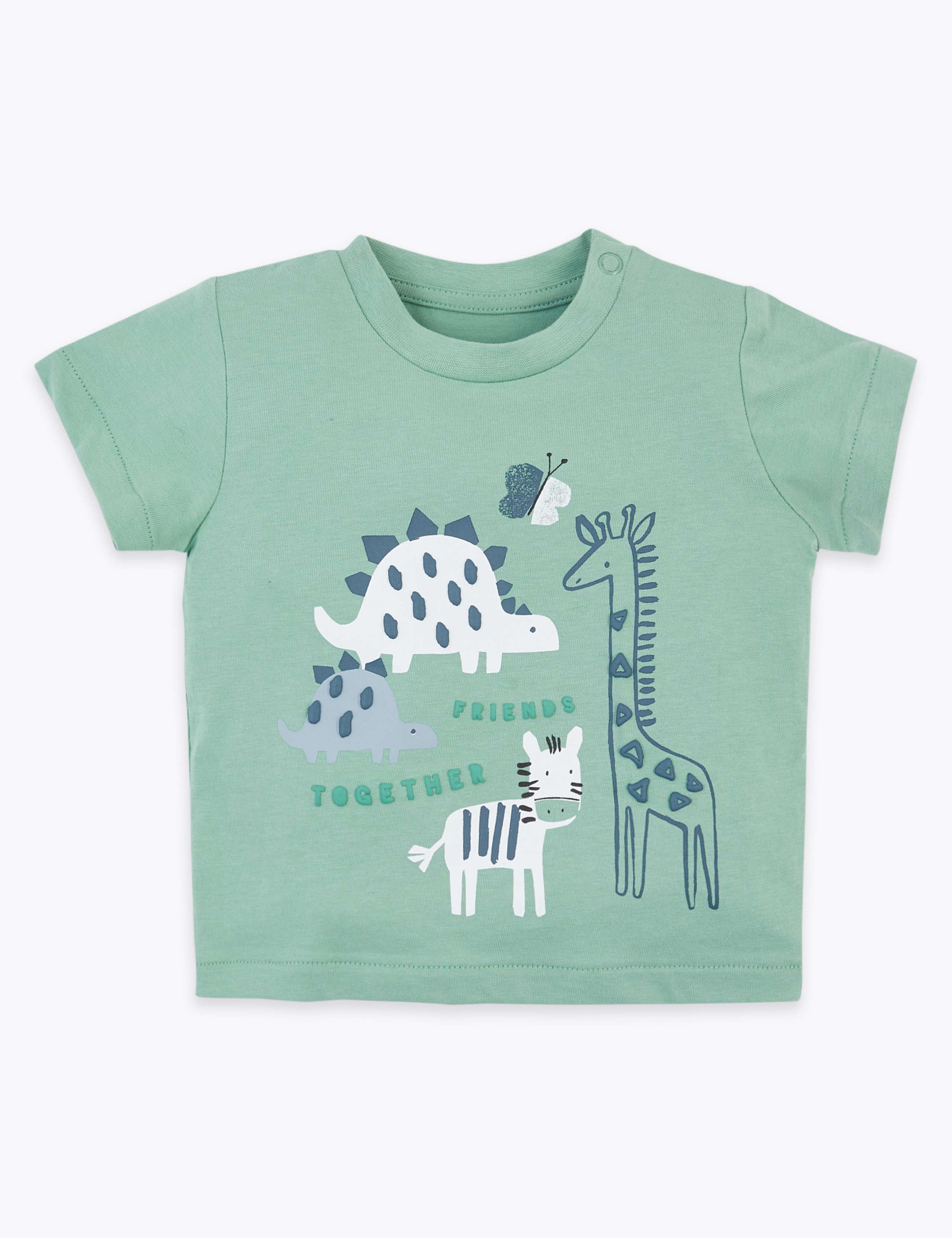 Cotton Animal Friends T-Shirt 1 of 3