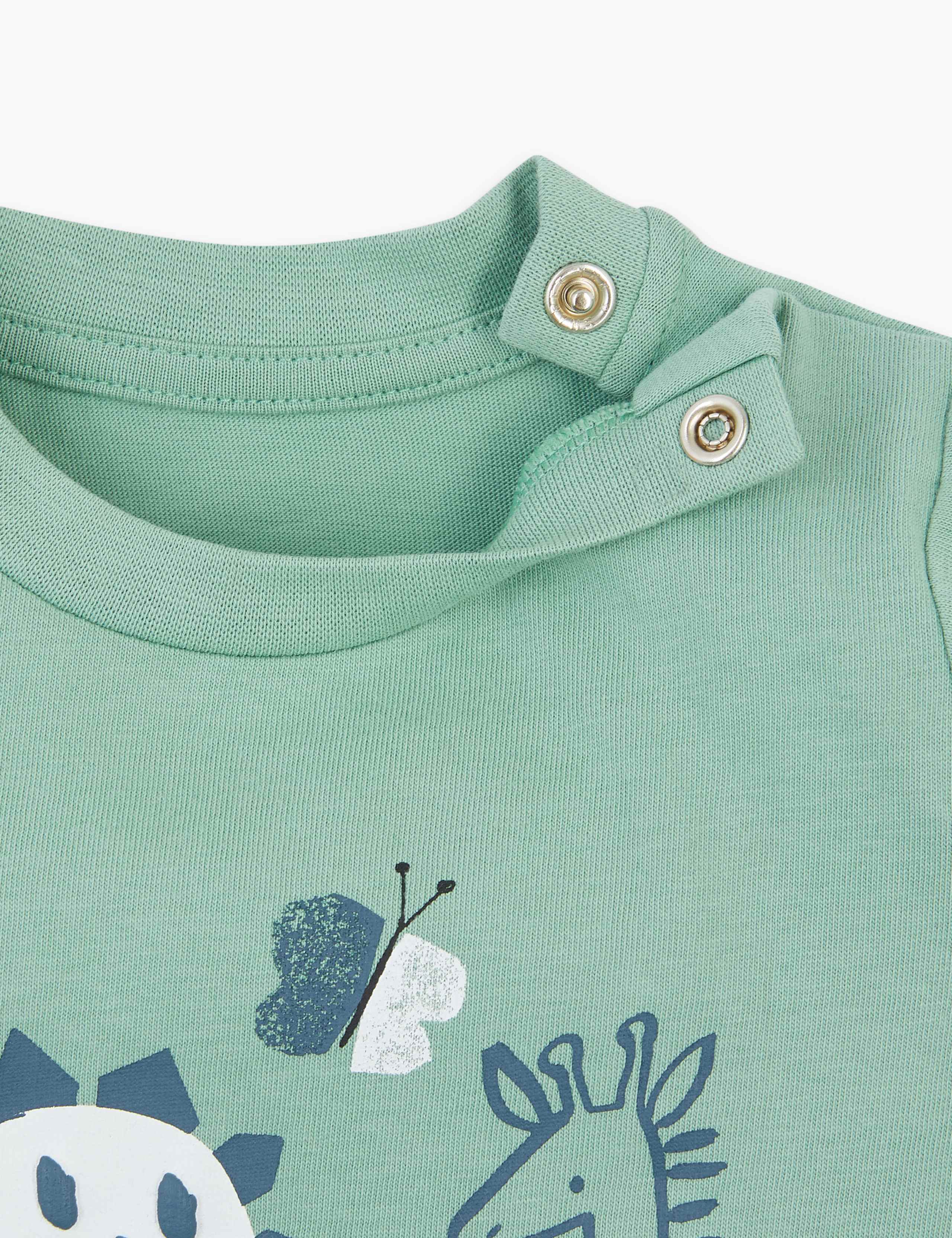 Cotton Animal Friends T-Shirt 3 of 3