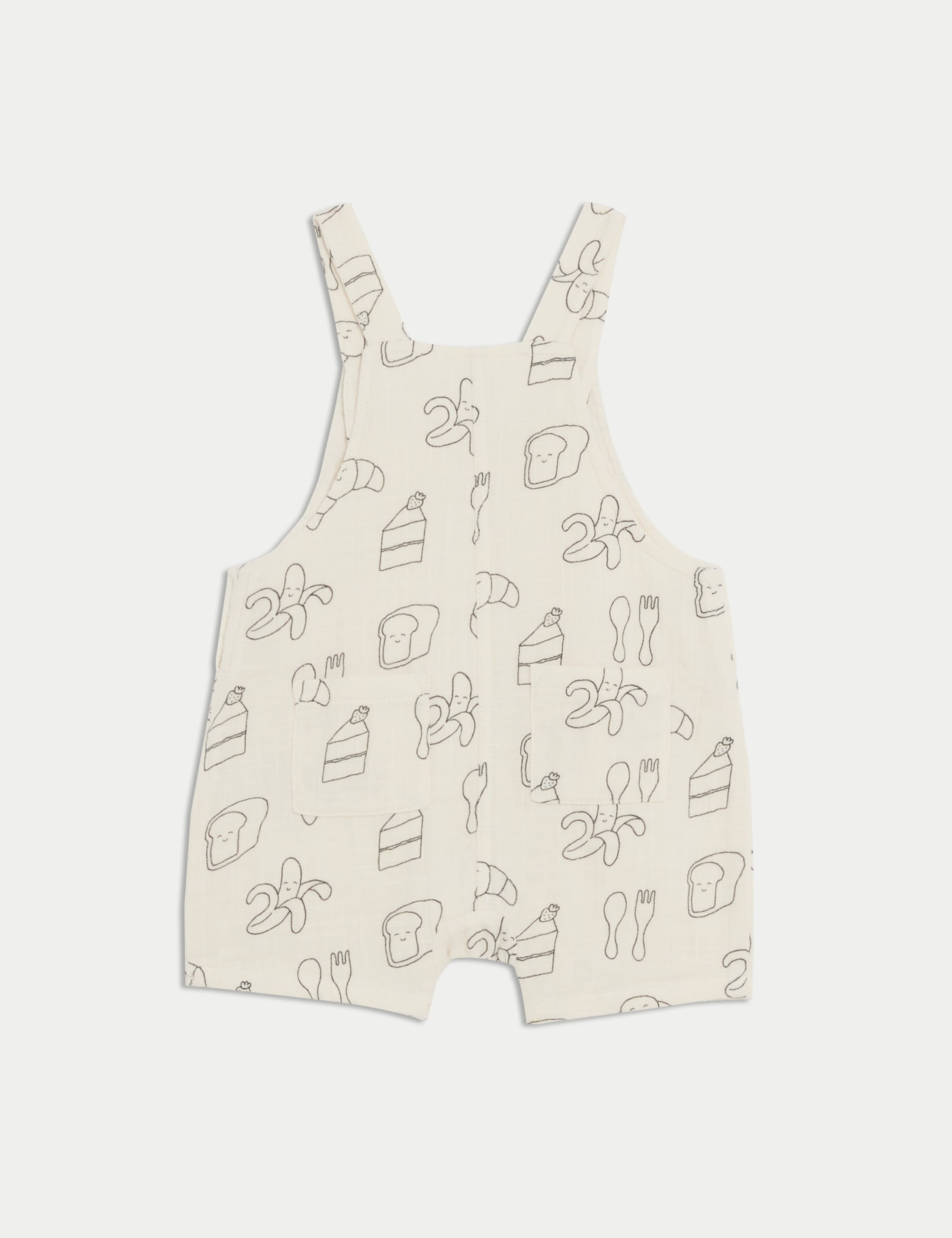 Pure Cotton Food Print Romper (0-3 Yrs) 2 of 3