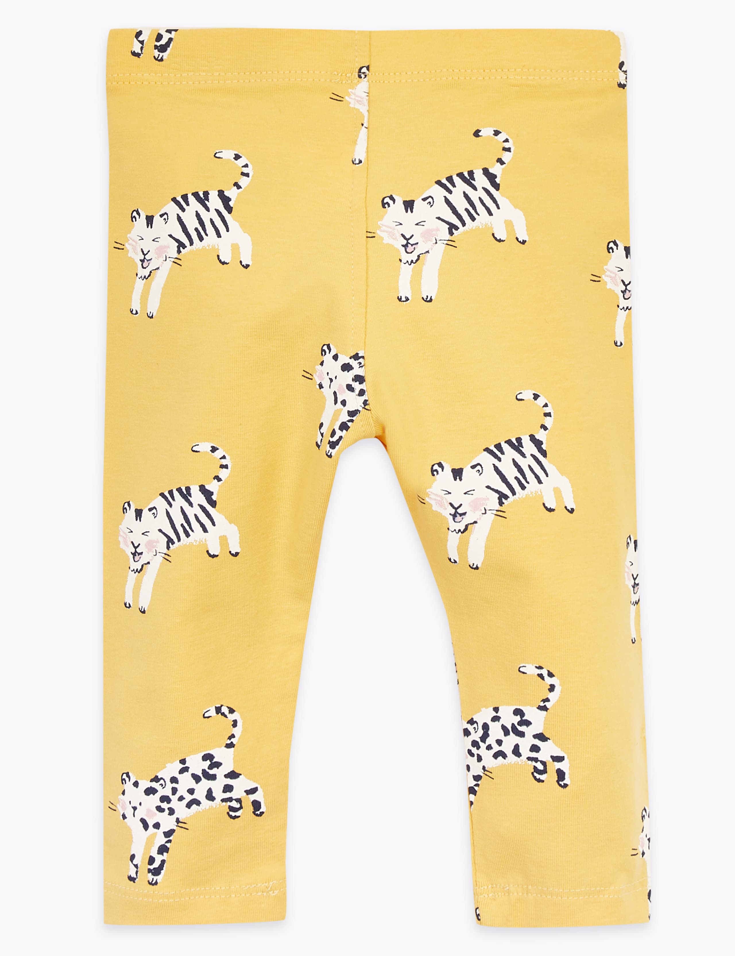 Cotton Rich Wild Cat Print Leggings 2 of 3