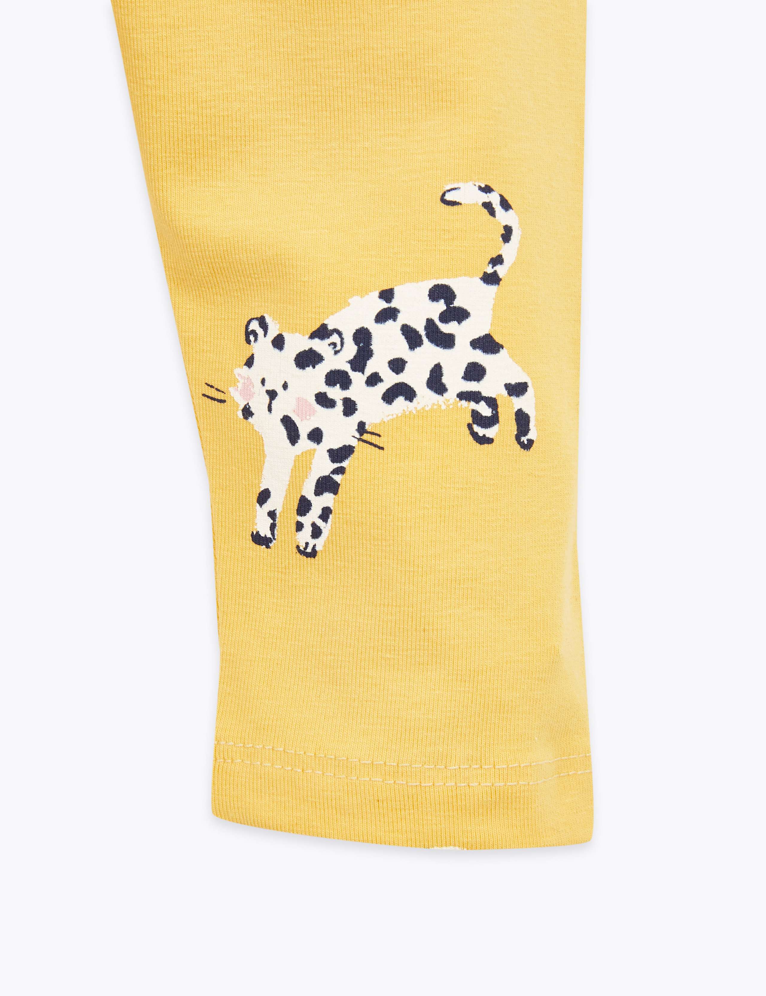 Cotton Rich Wild Cat Print Leggings 3 of 3