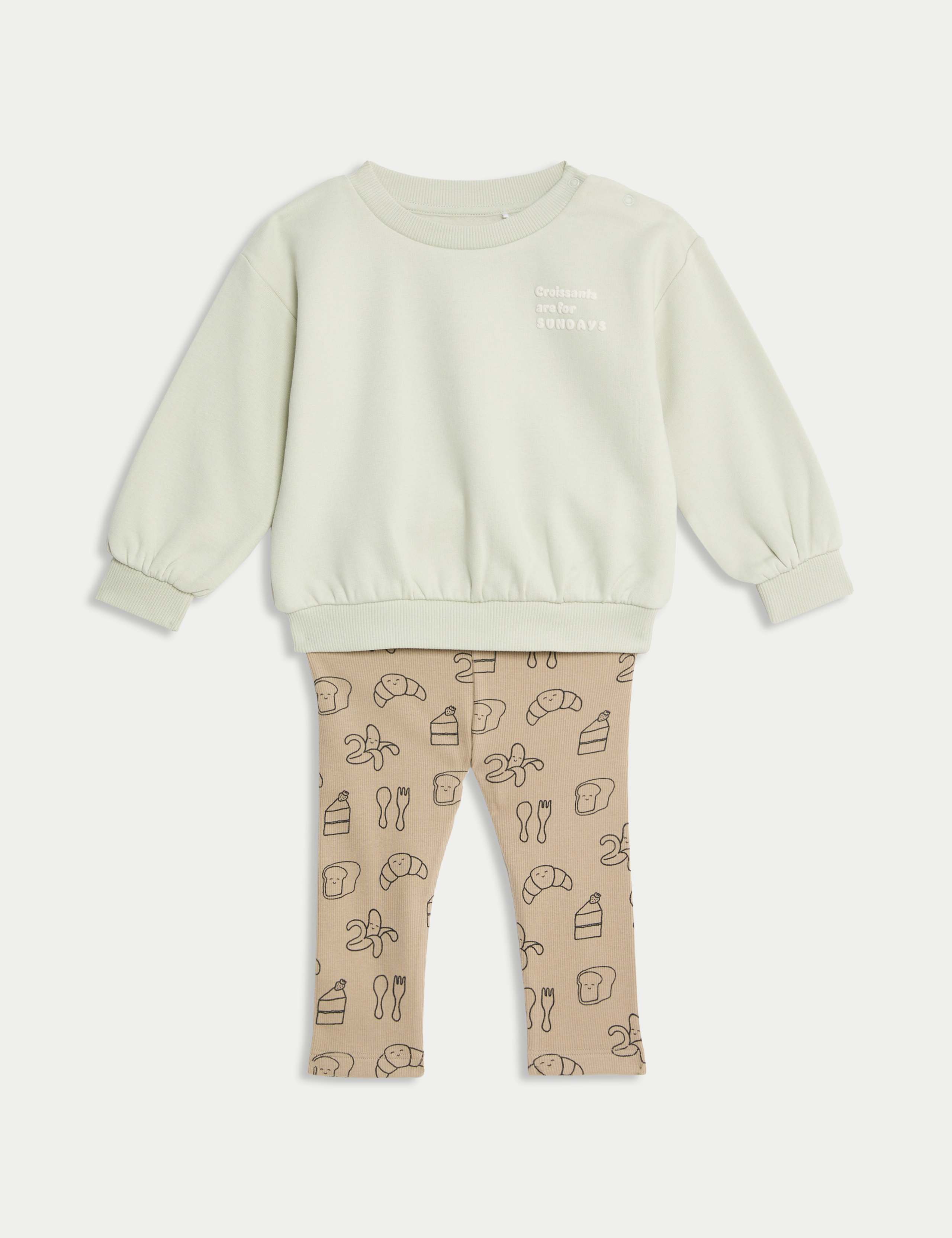 Cotton Rich Croissant Outfit (0-3 Yrs) 1 of 6