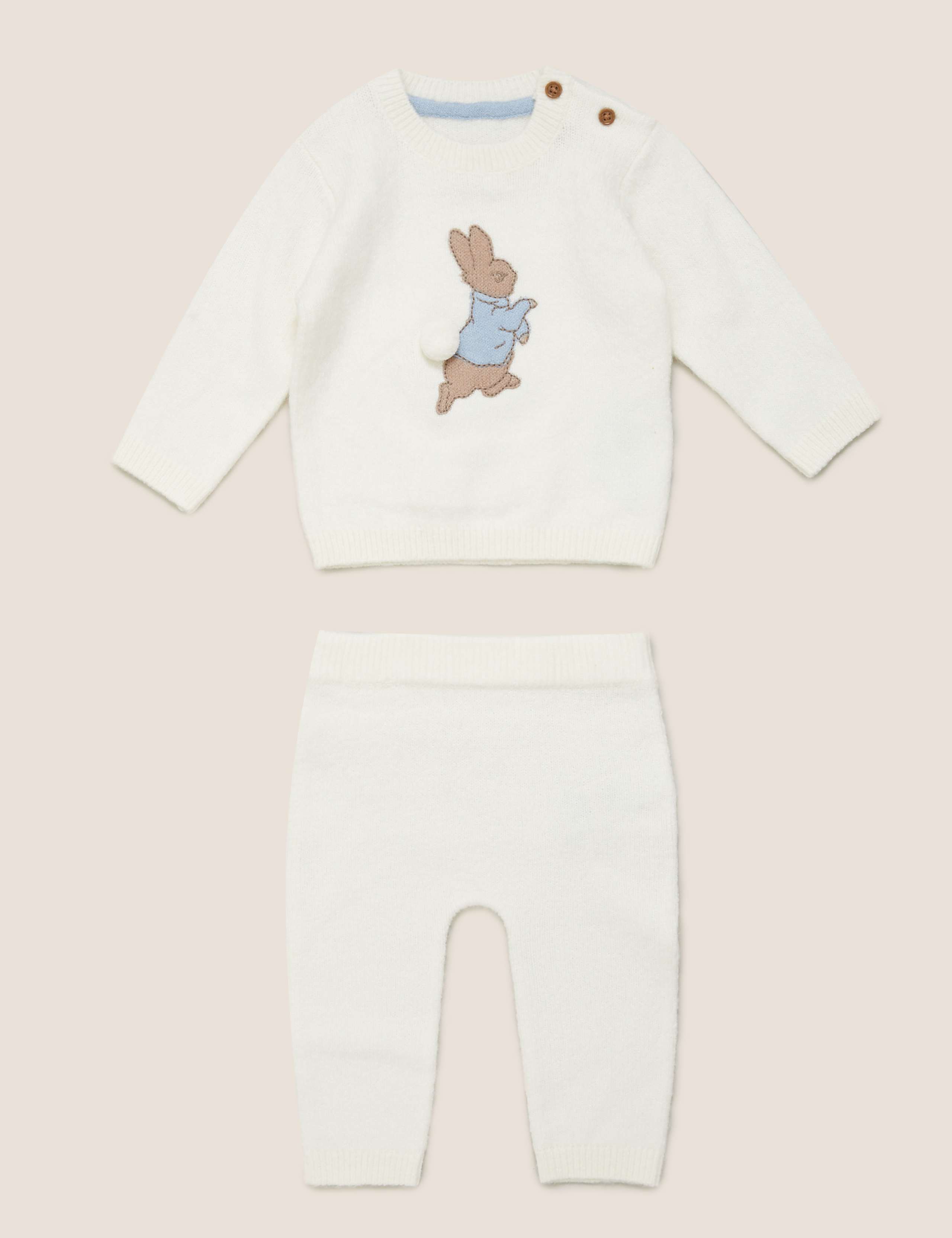 2pc Knitted Peter Rabbit™ Outfit (7lbs - 3 Yrs) 1 of 5