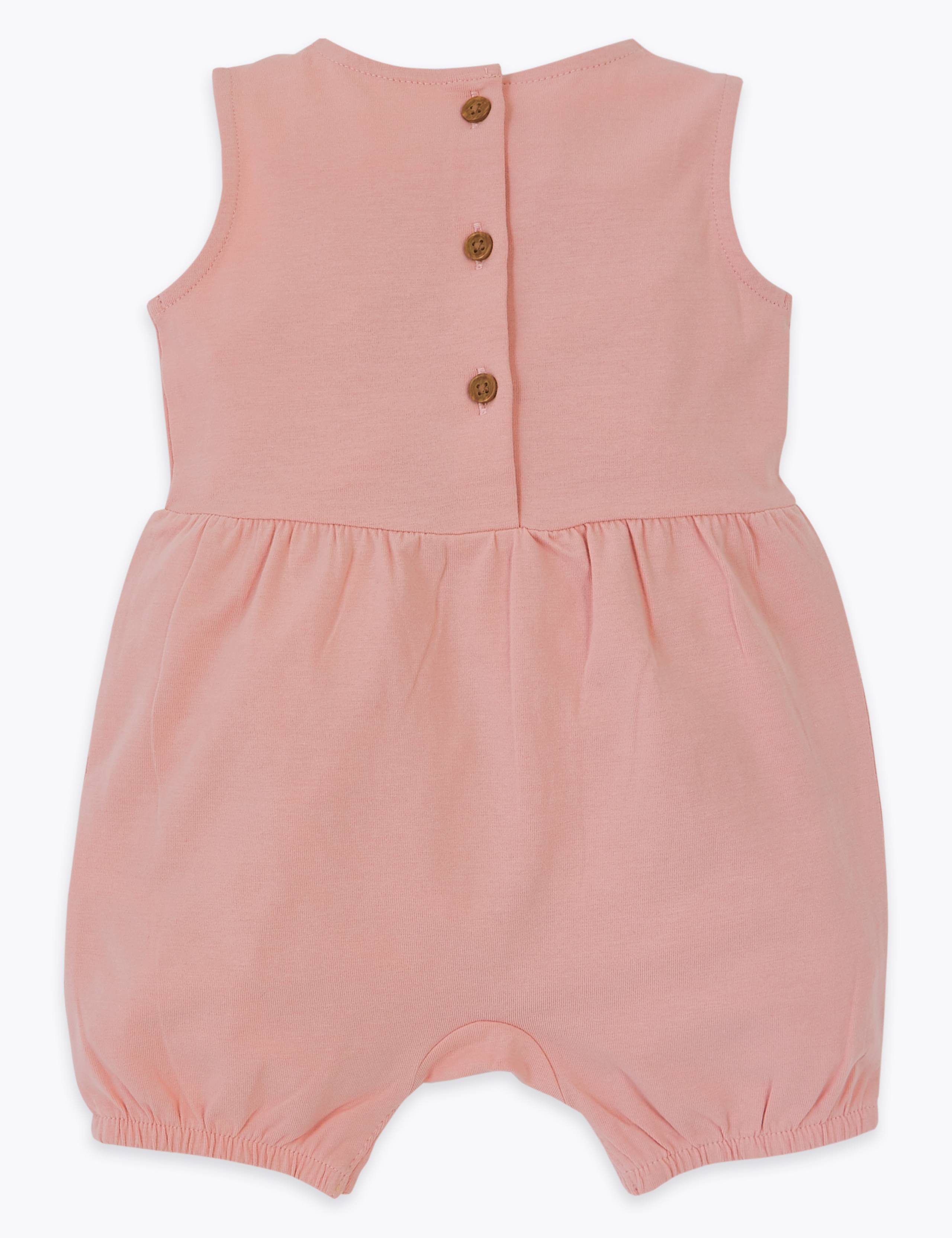 Cotton Patterned Romper (0-3 Yrs) 2 of 3