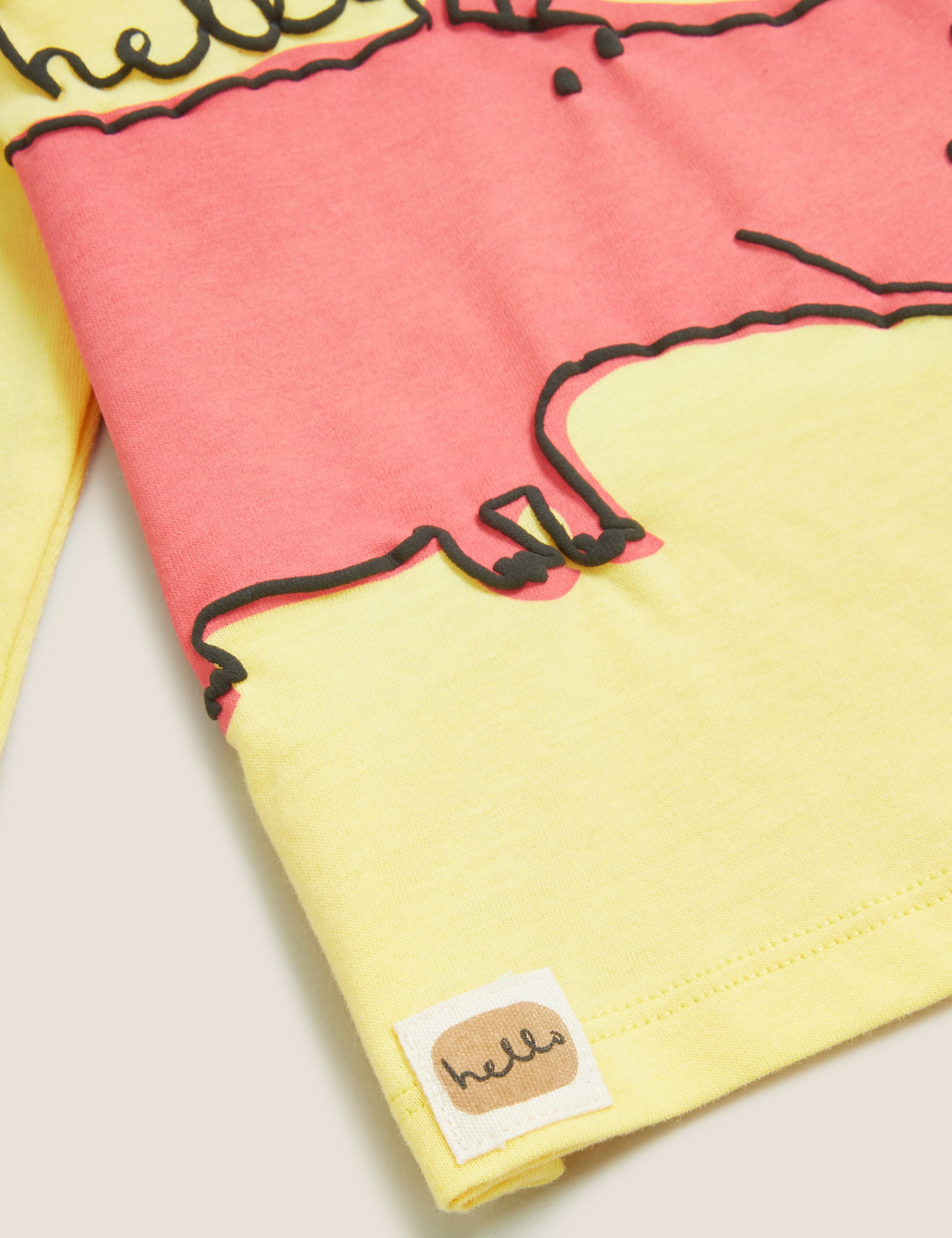 Organic Cotton Hippo Print Top (0-3 Yrs) 2 of 3