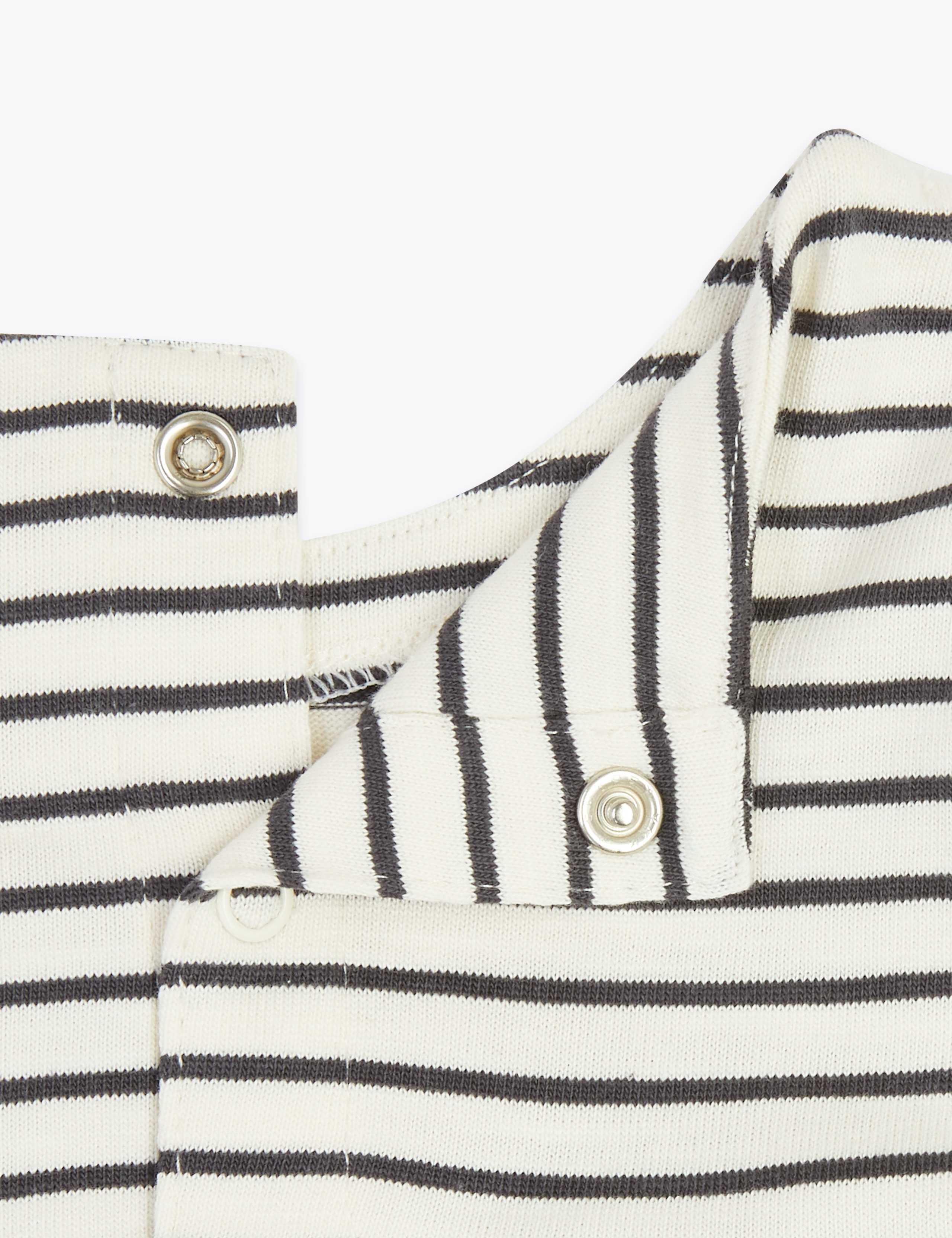 Pure Cotton Striped Jersey Dress (7lbs-3 Yrs) 3 of 3
