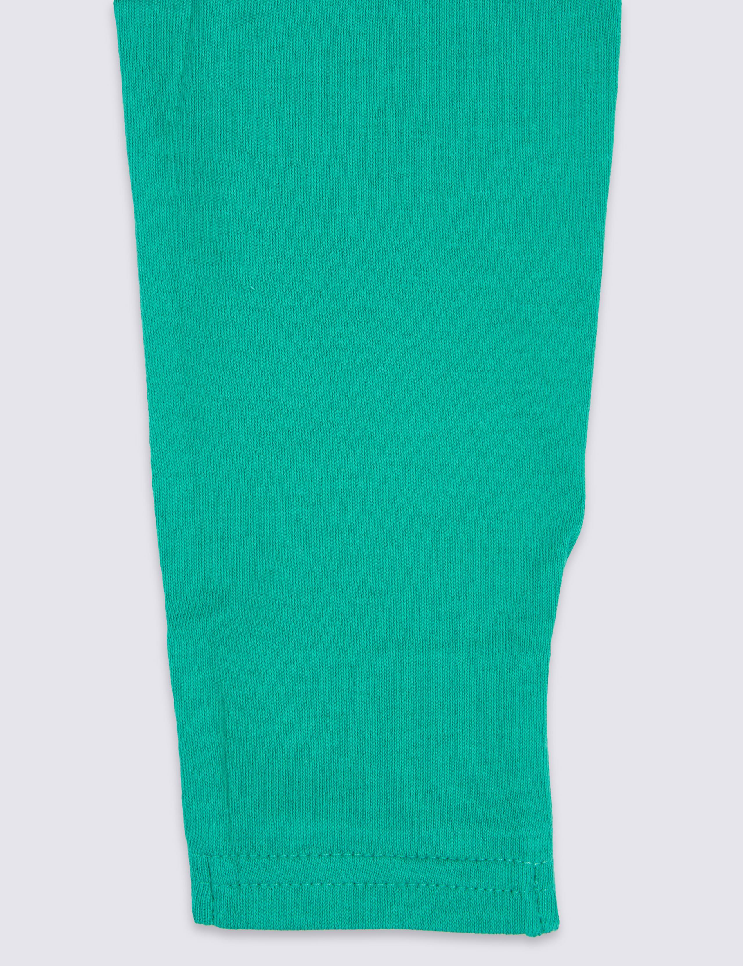 3 Pack Monster Print Pure Cotton Sleepsuits 7 of 9