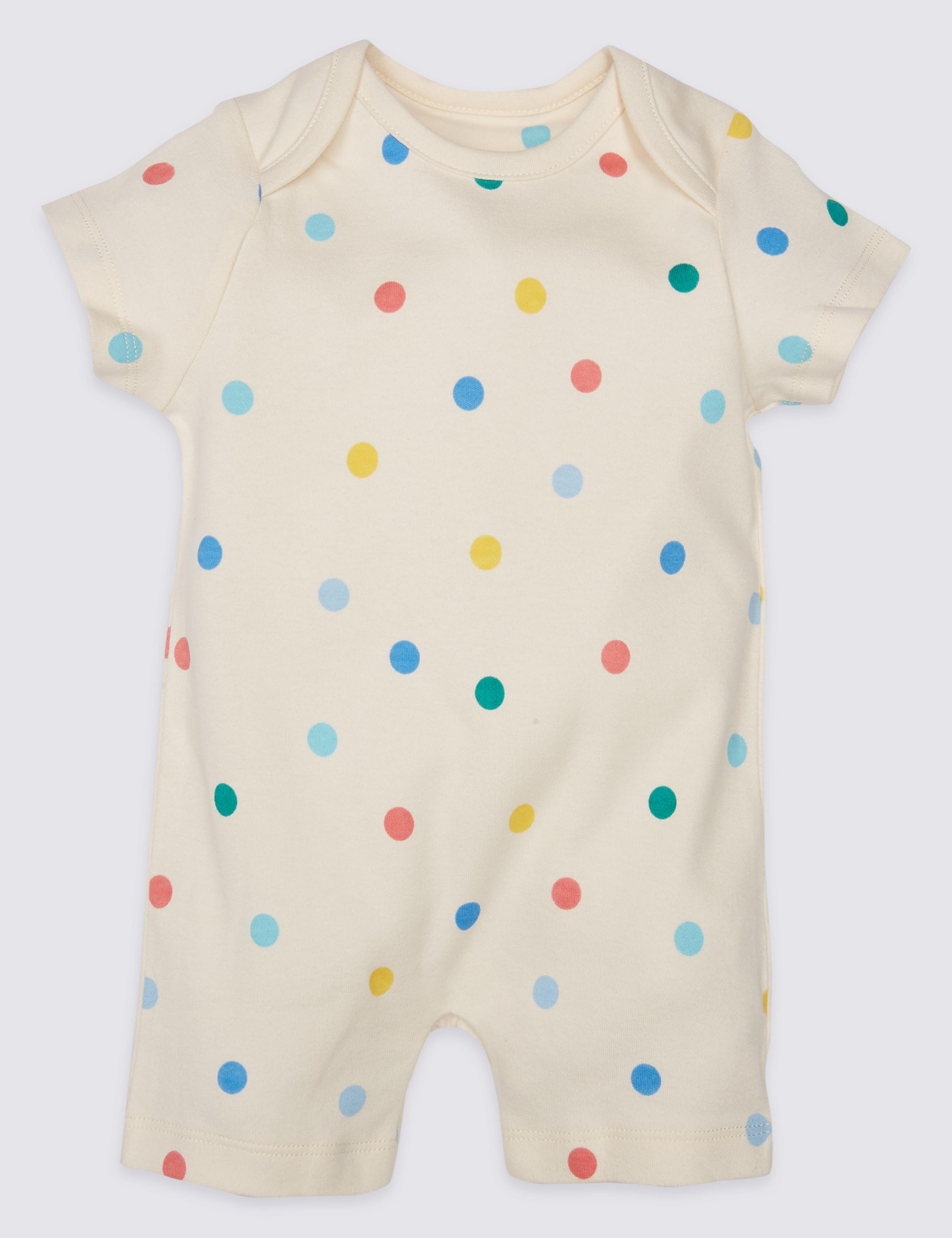 3 Pack Pure Cotton Floral  Rompers 4 of 7