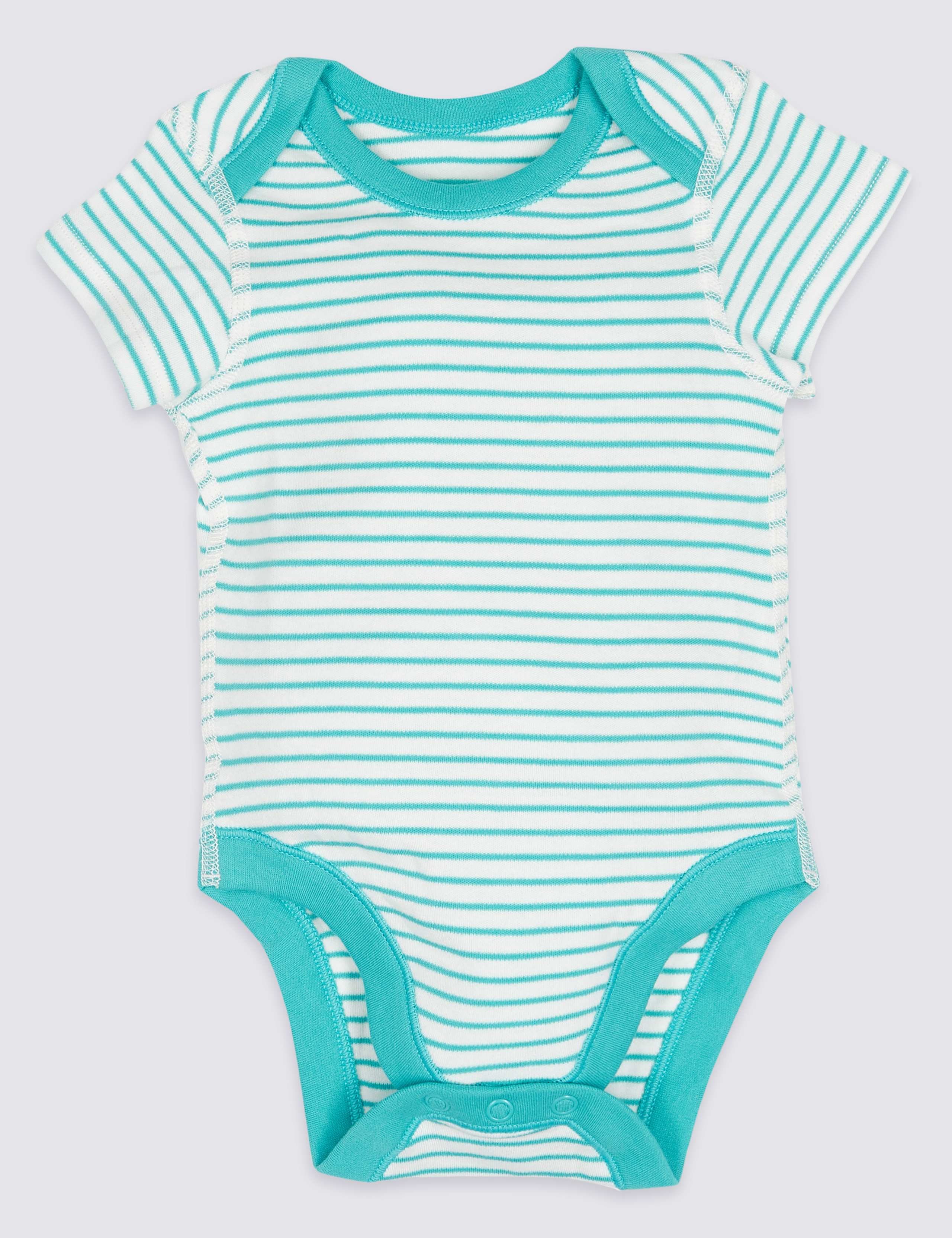 5 Pack Pure Cotton All Over Print Bodysuits 4 of 8