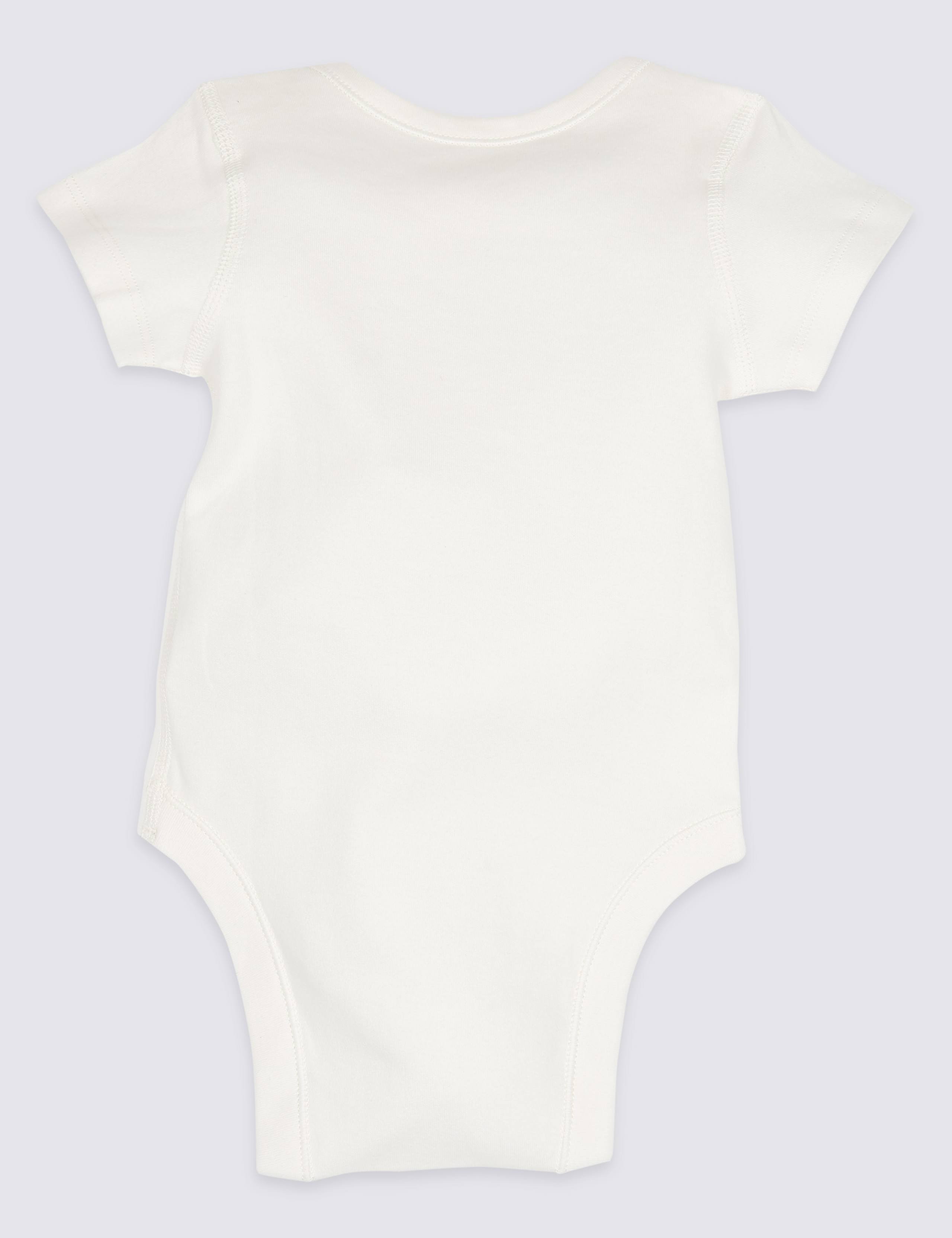 5 Pack Pure Cotton All Over Print Bodysuits 7 of 8