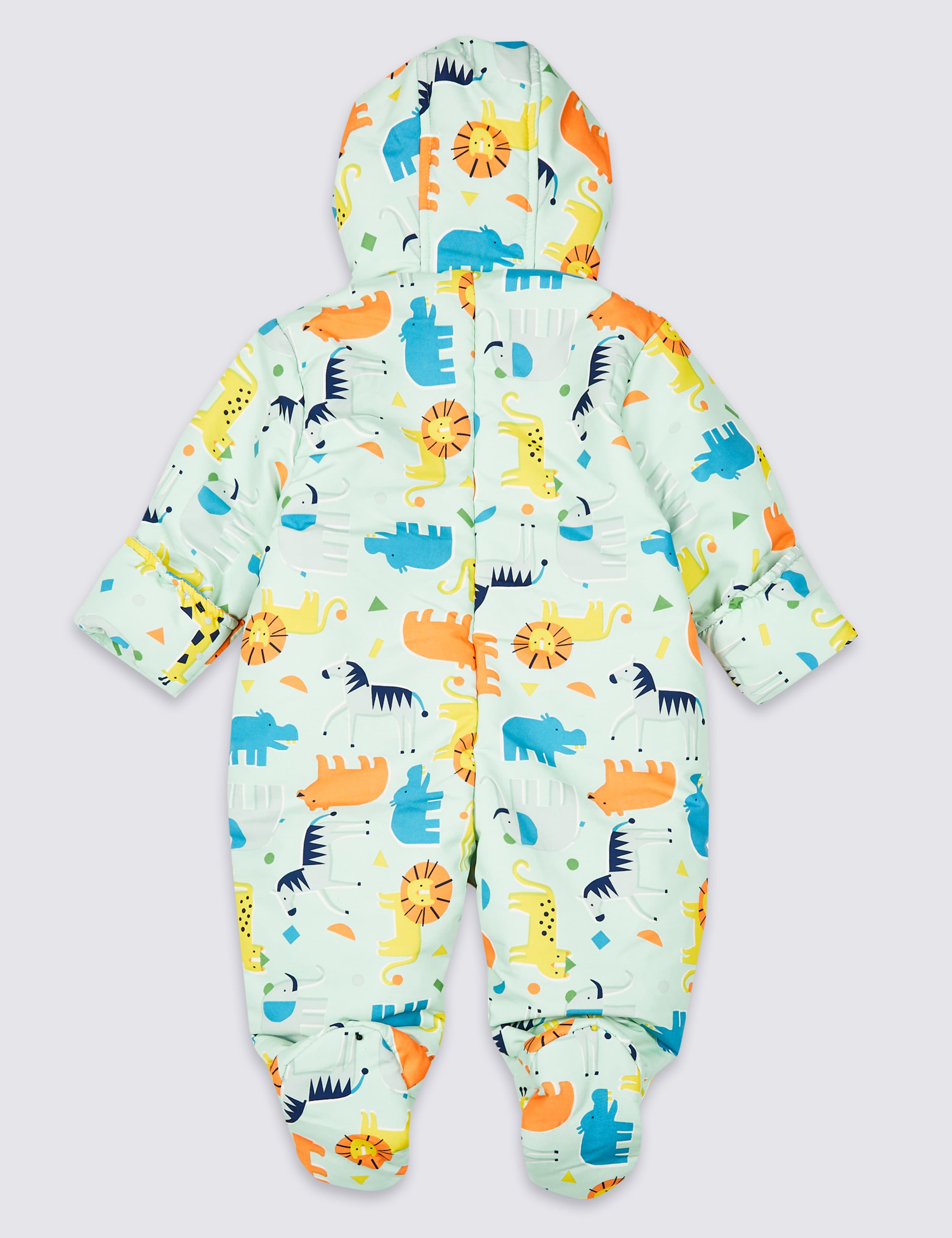 All Over Animal Print Snowsuit 2 of 4